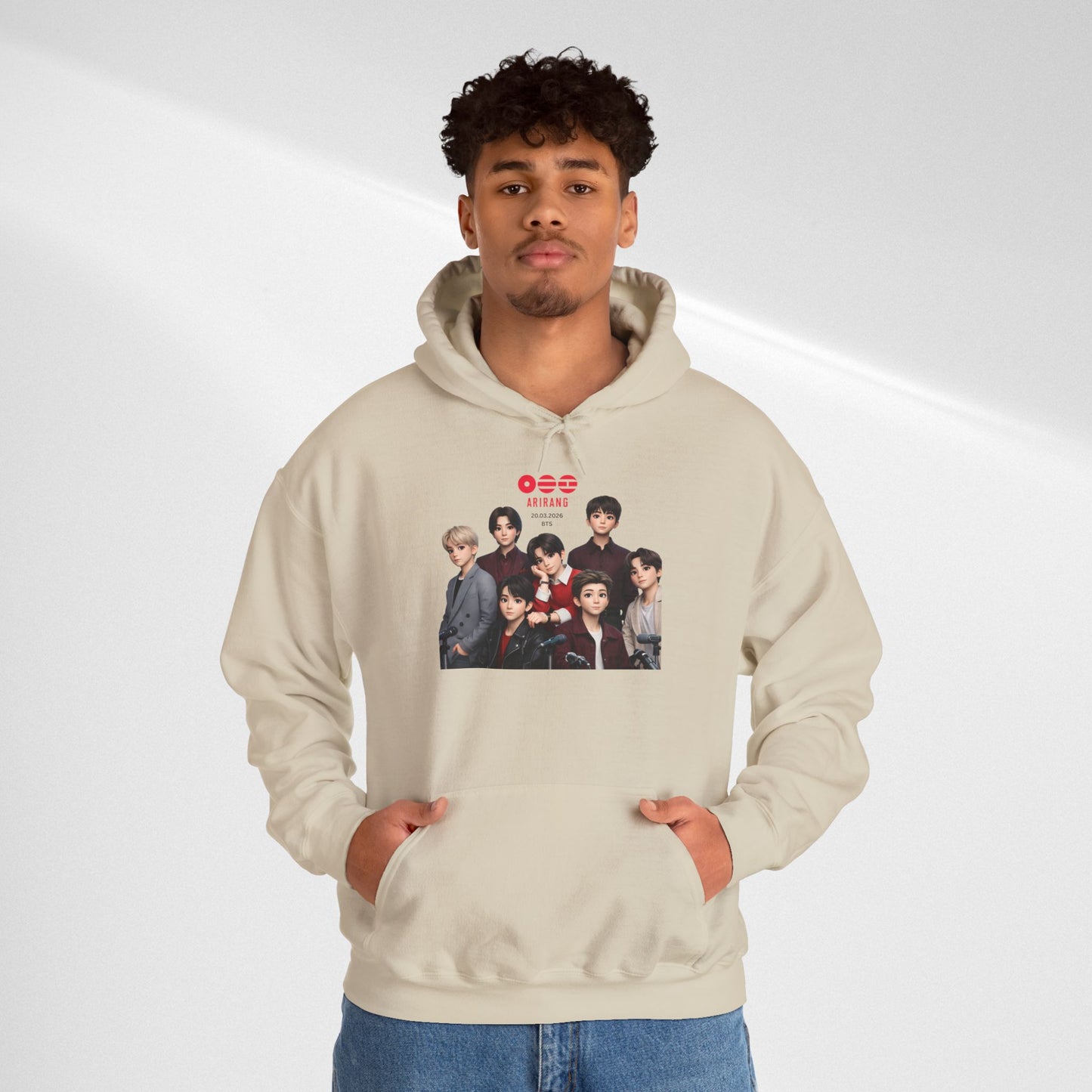 BTS Group Photo Hoodie – Korean Boy Band Pullover