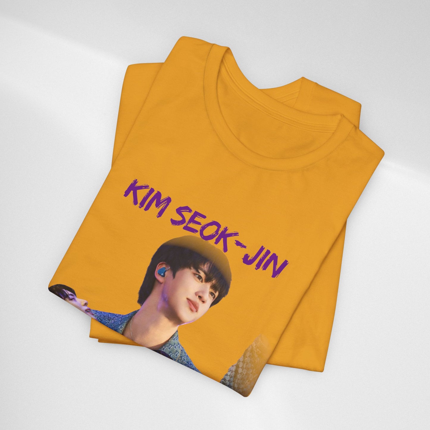 K-Pop Idol Photo Tee — 'Kim Seok-Jin' Graphic T-Shirt