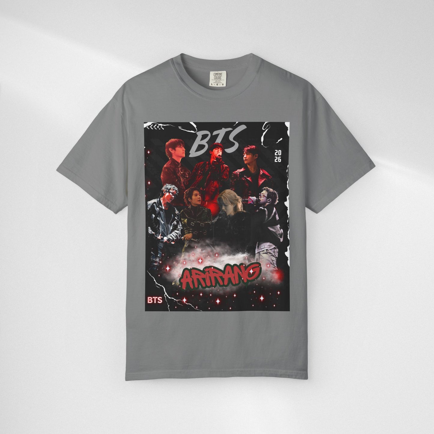 BTS ARIRANG Graphic T-Shirt — "Arirang" BTS Style Concert Tee