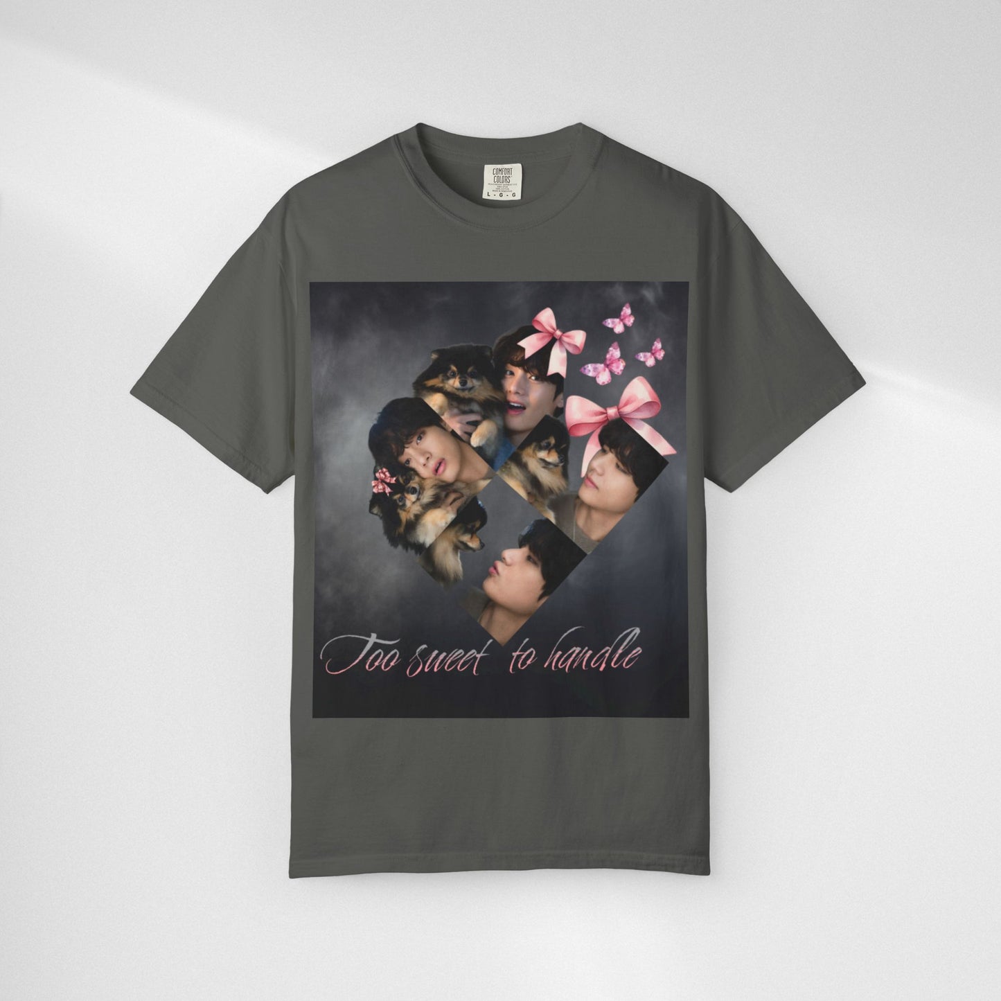 V Too Sweet to Handle T-Shirt — Cute Vintage Photo Collage Tee
