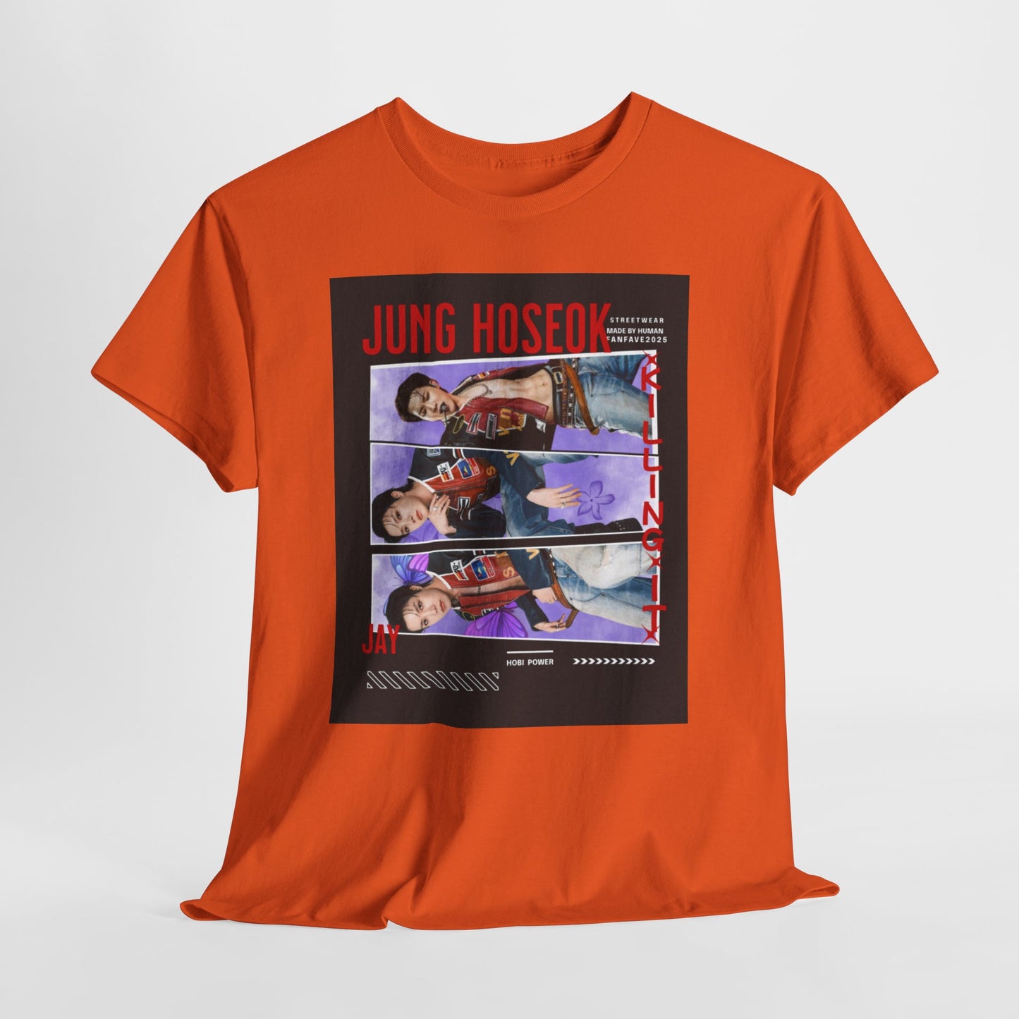Jung Hoseok Photo Collage Tee — Retro K-Pop Fan Shirt