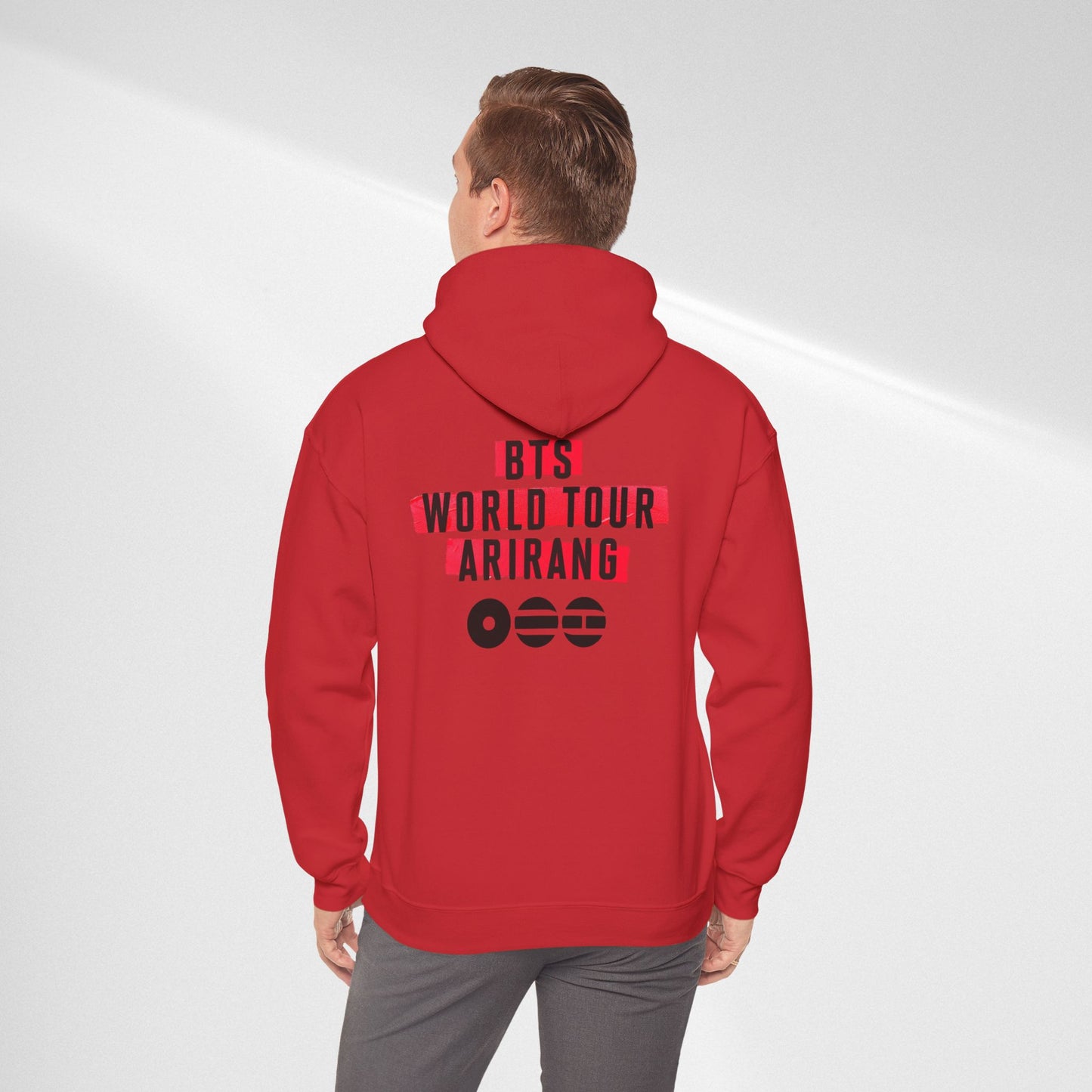BTS World Tour "ARRIANG" Hoodie — Minimal Logo Tour Pullover