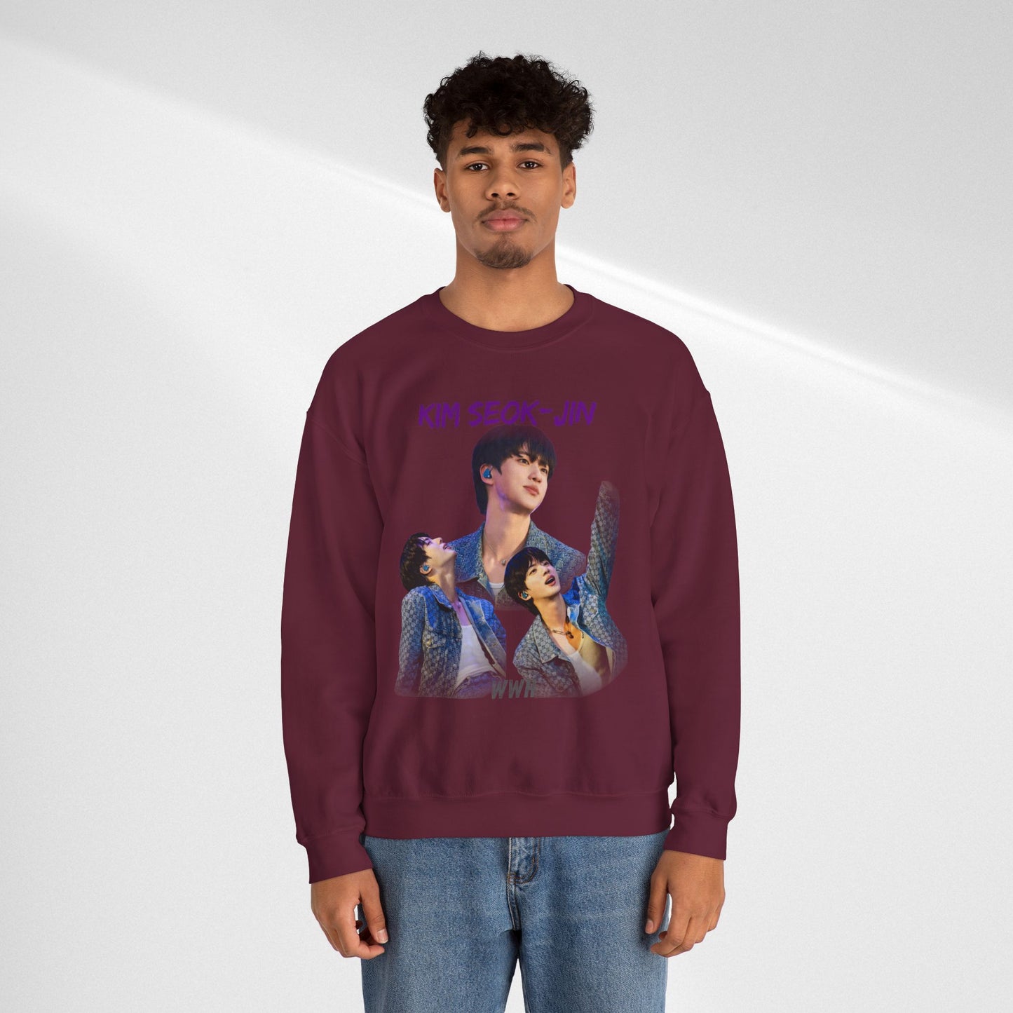 JIN Photo Collage Crewneck Sweatshirt