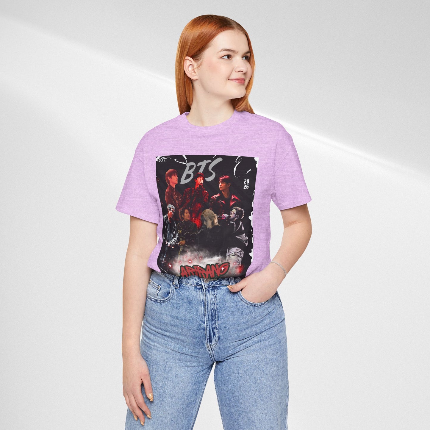 BTS ARIRANG Band Graphic Tee — 'BTS ARMY' Retro Concert Poster Shirt