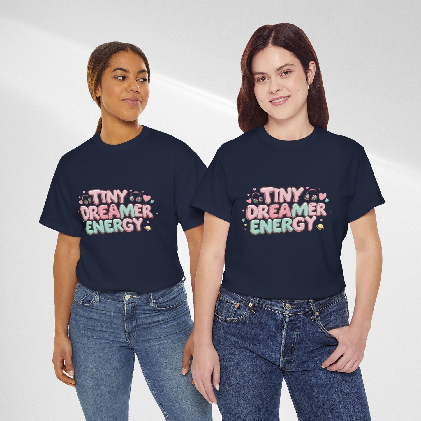 TinyTan Dreamer Energy T-Shirt — Cute Pastel Graphic Tee