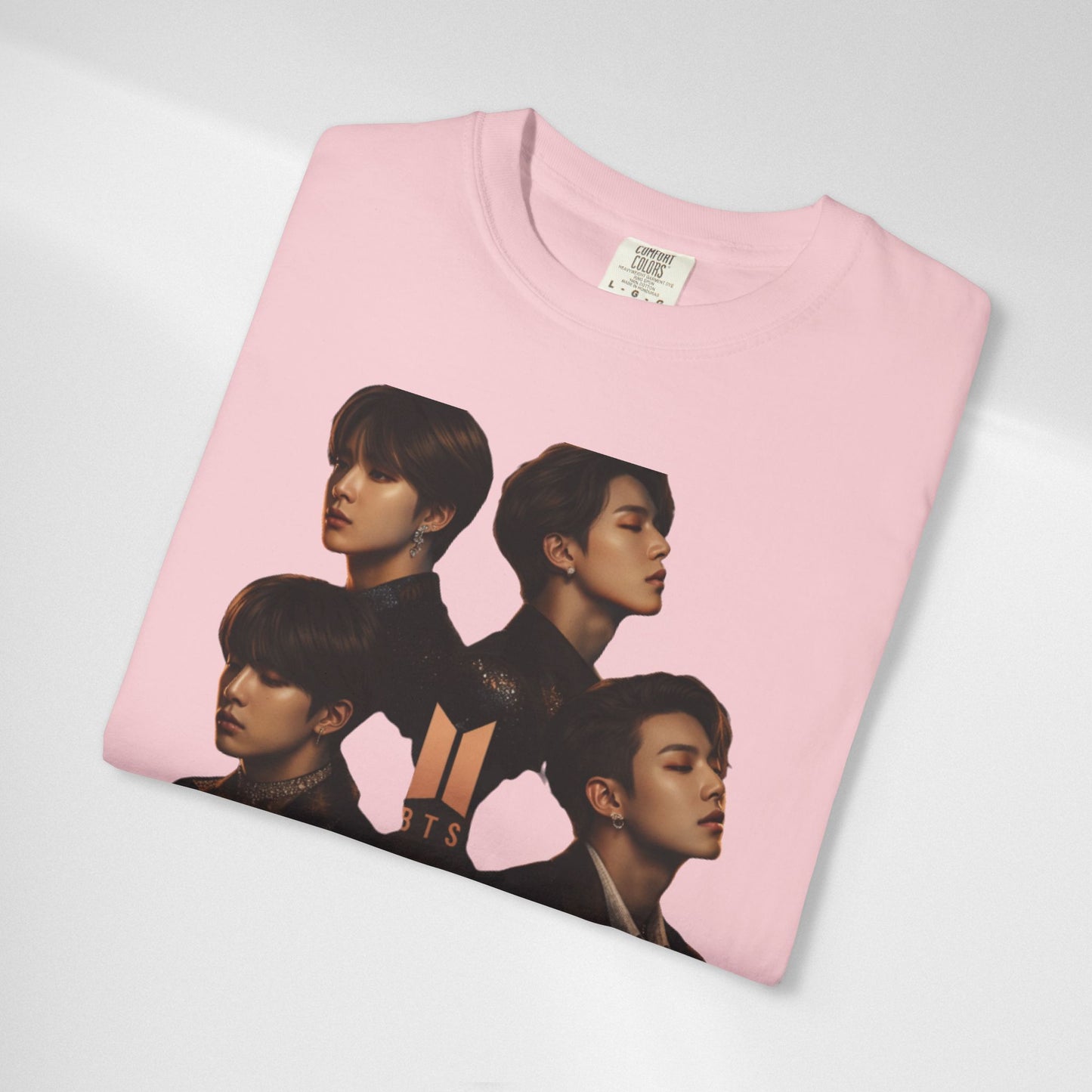 BTS Portrait Collage T-Shirt — Dark Mood Graphic Tee