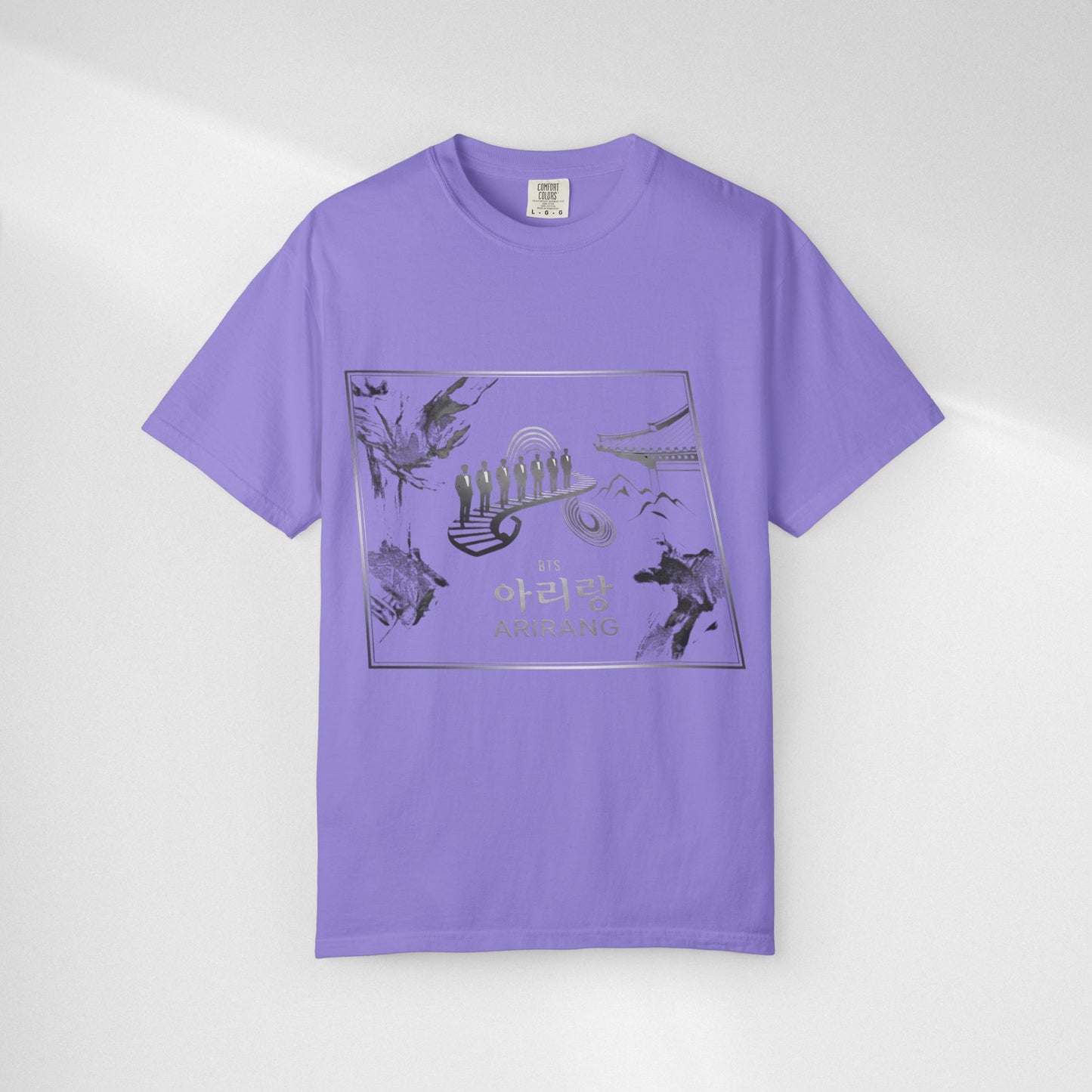 BTS Arirang Graphic T-Shirt — Korean Folklore Illustration Tee