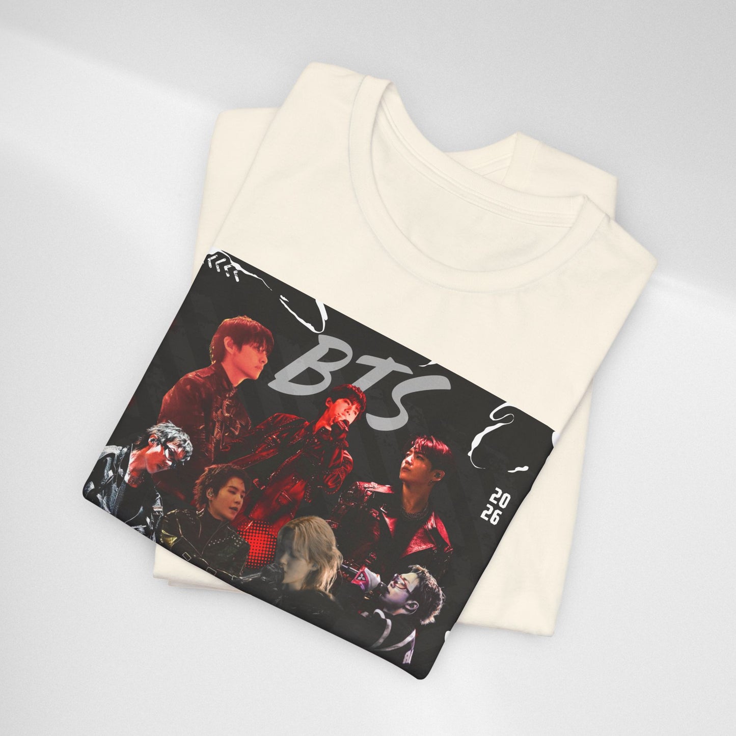 BTS ARIRANG Band Graphic Tee — 'BTS ARMY' Retro Concert Poster Shirt