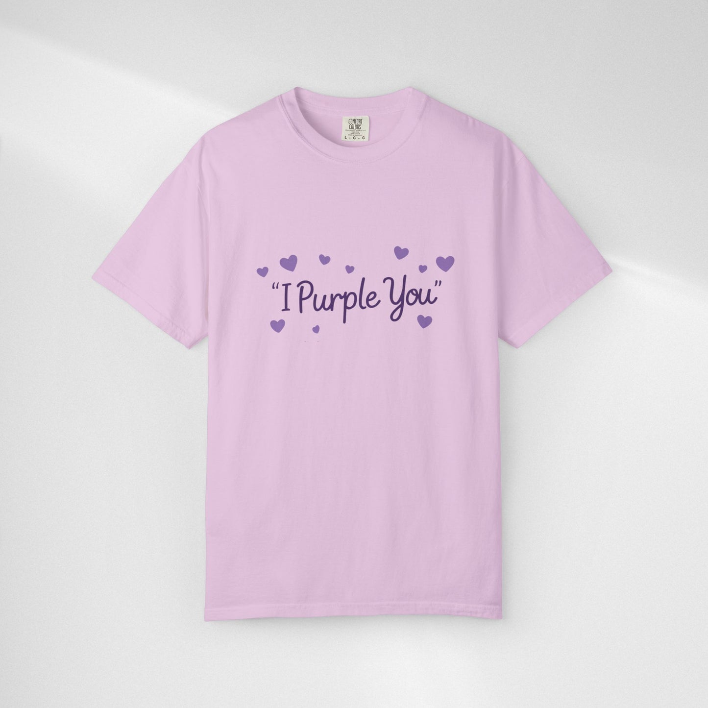 I Purple You T-Shirt — Cute Purple Hearts Valentine Tee