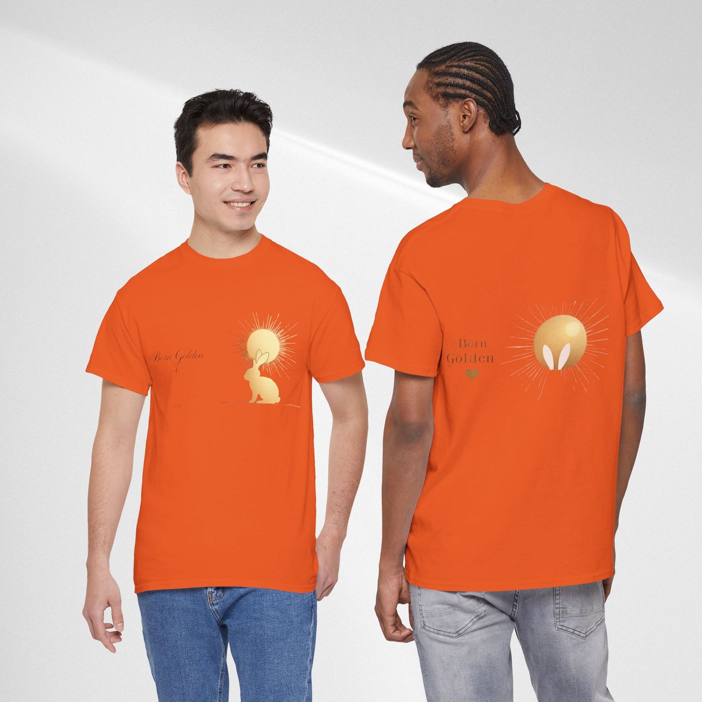 JK Golden Child T-Shirt — 'Born Golden' Cute Kids Illustration Tee