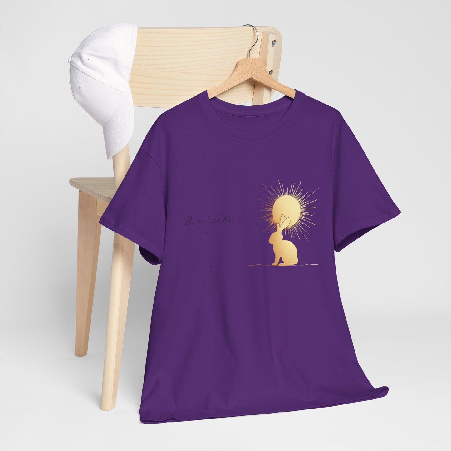 JK Golden Child T-Shirt — 'Born Golden' Cute Kids Illustration Tee