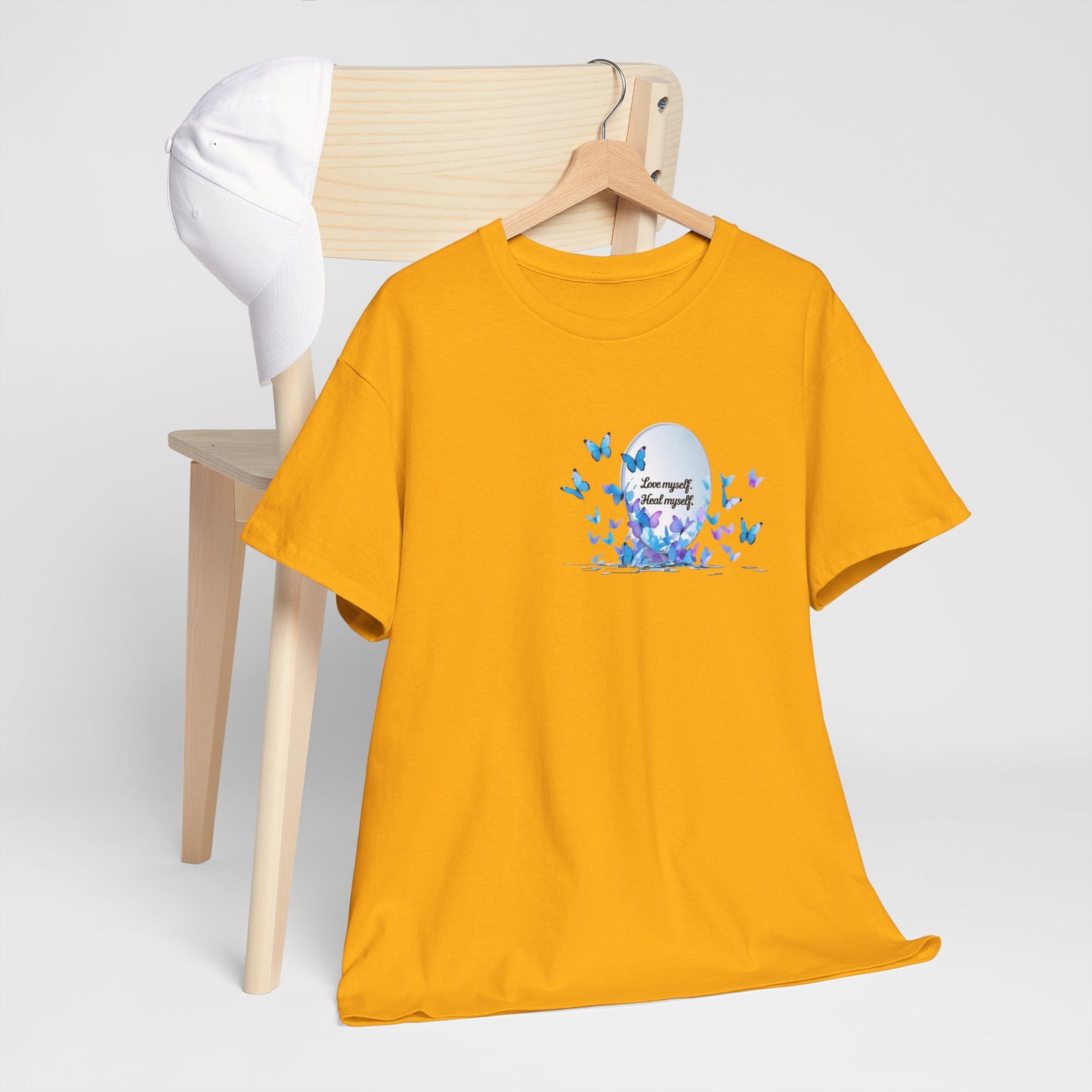 Butterfly Moon T-Shirt — "Strength Through Change" Inspirational Tee