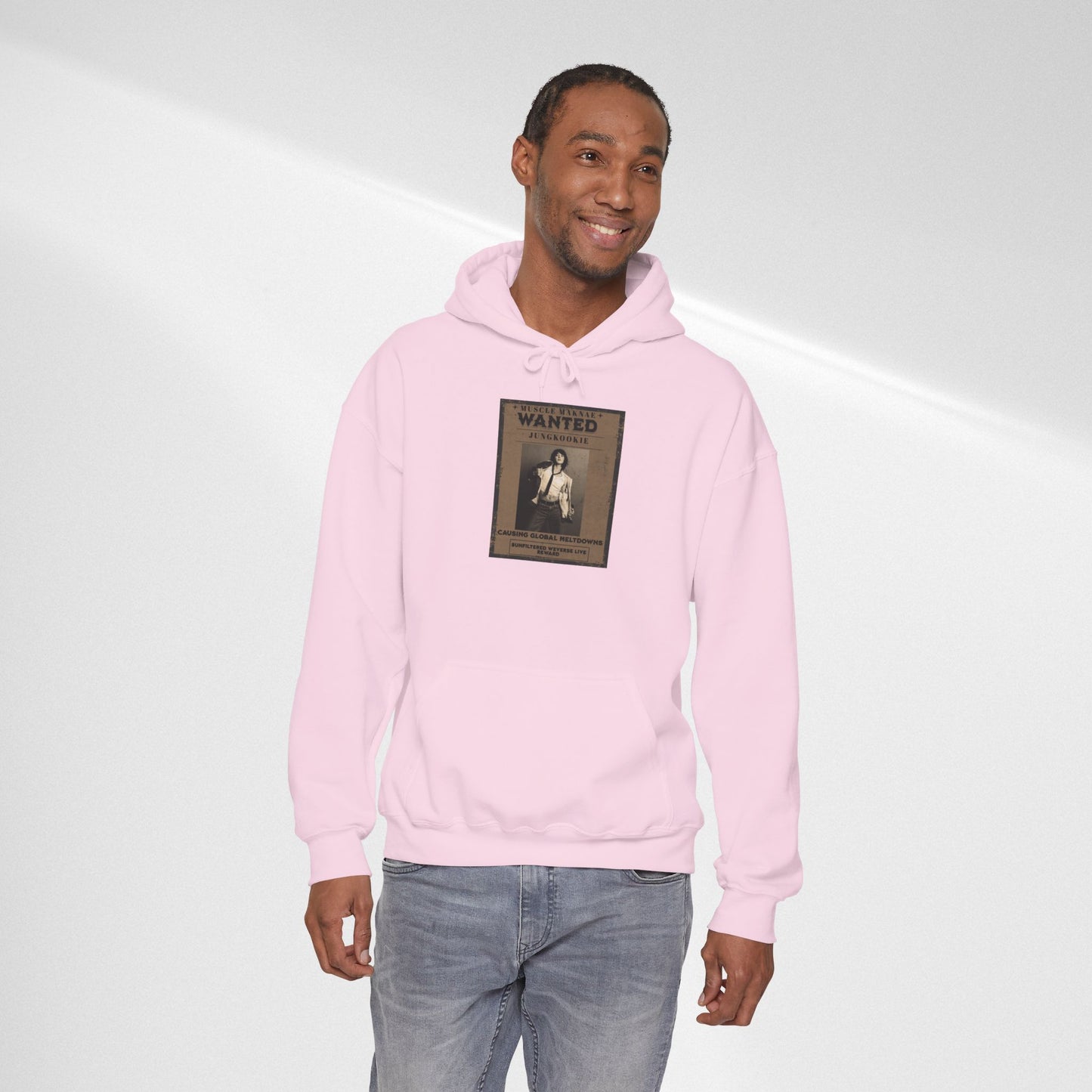 Hoodie — Vintage JK 'WANTED' Poster Graphic Pullover