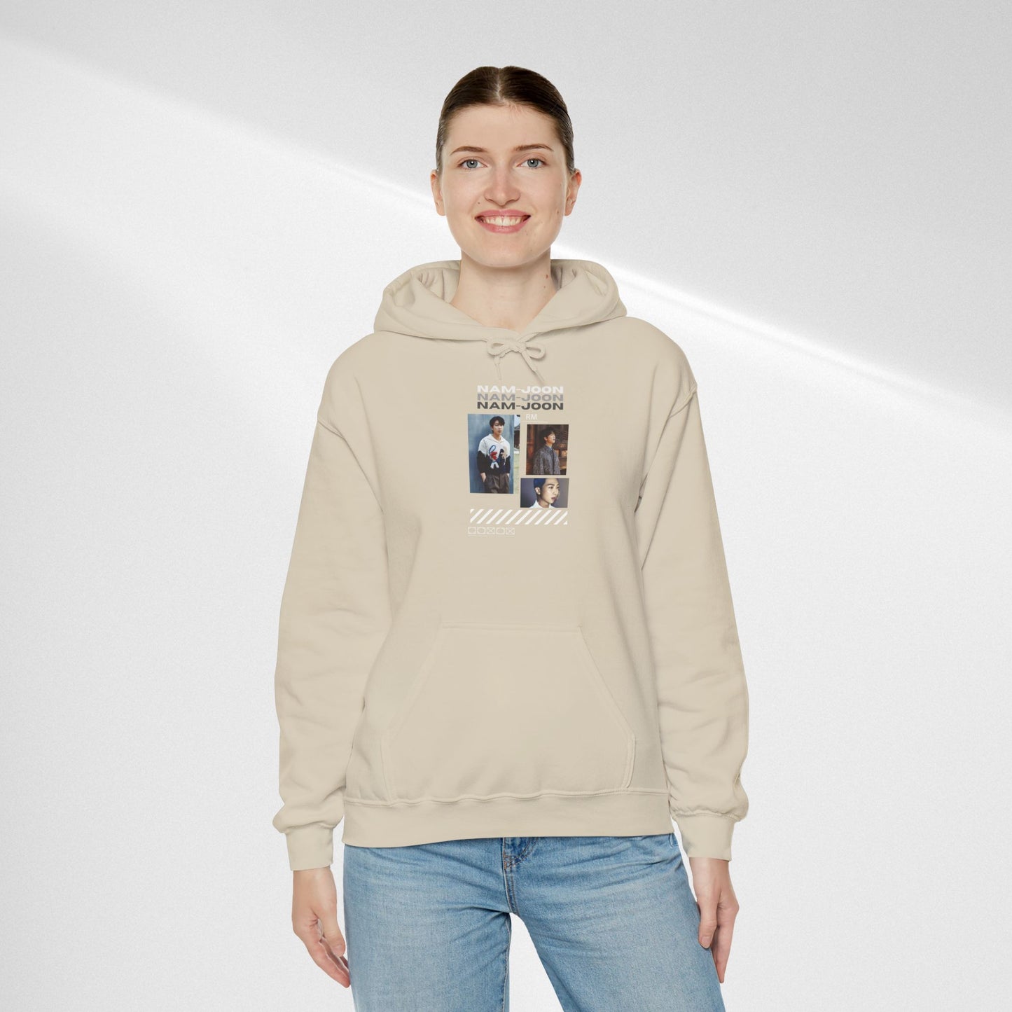 NAMJOON Hoodie — Retro Filmstrip Portrait Pullover