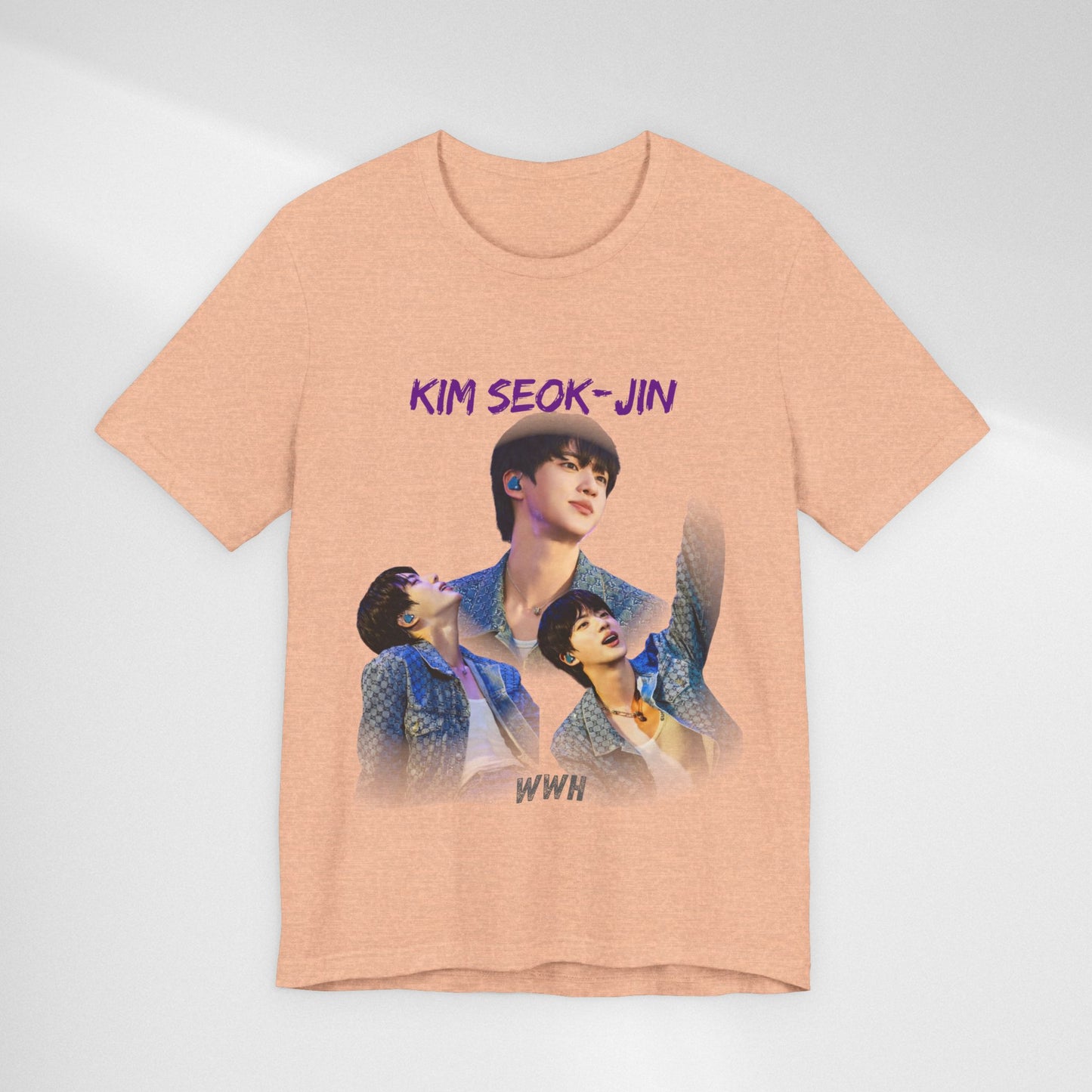 K-Pop Idol Photo Tee — 'Kim Seok-Jin' Graphic T-Shirt