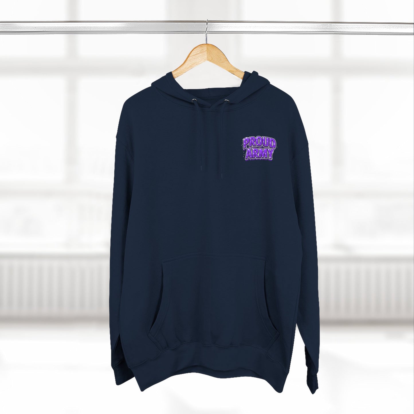BTS Bangtan Photo-Panel Hoodie — 'Bangtan' 9-Eyes Graphic Fleece Hoodie
