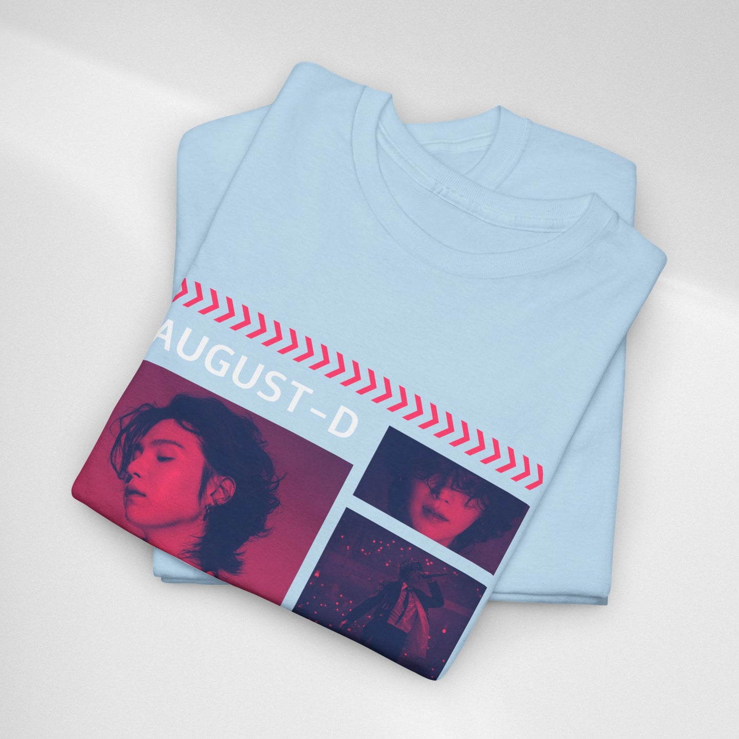 Min Yoon-Gi Photo Grid Tee — K‑Pop BTS August‑D Fan Shirt