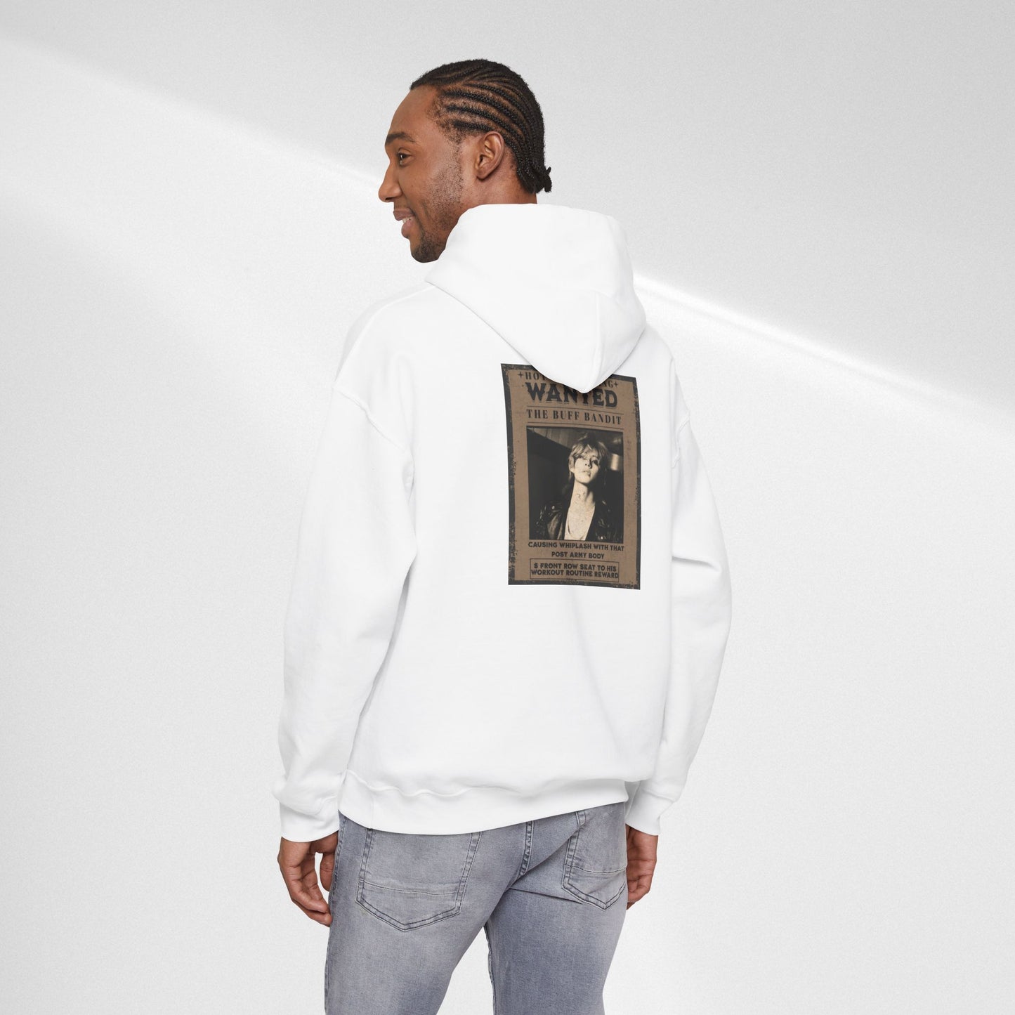 Hoodie Vintage V 'Wanted' Poster Photo Pullover