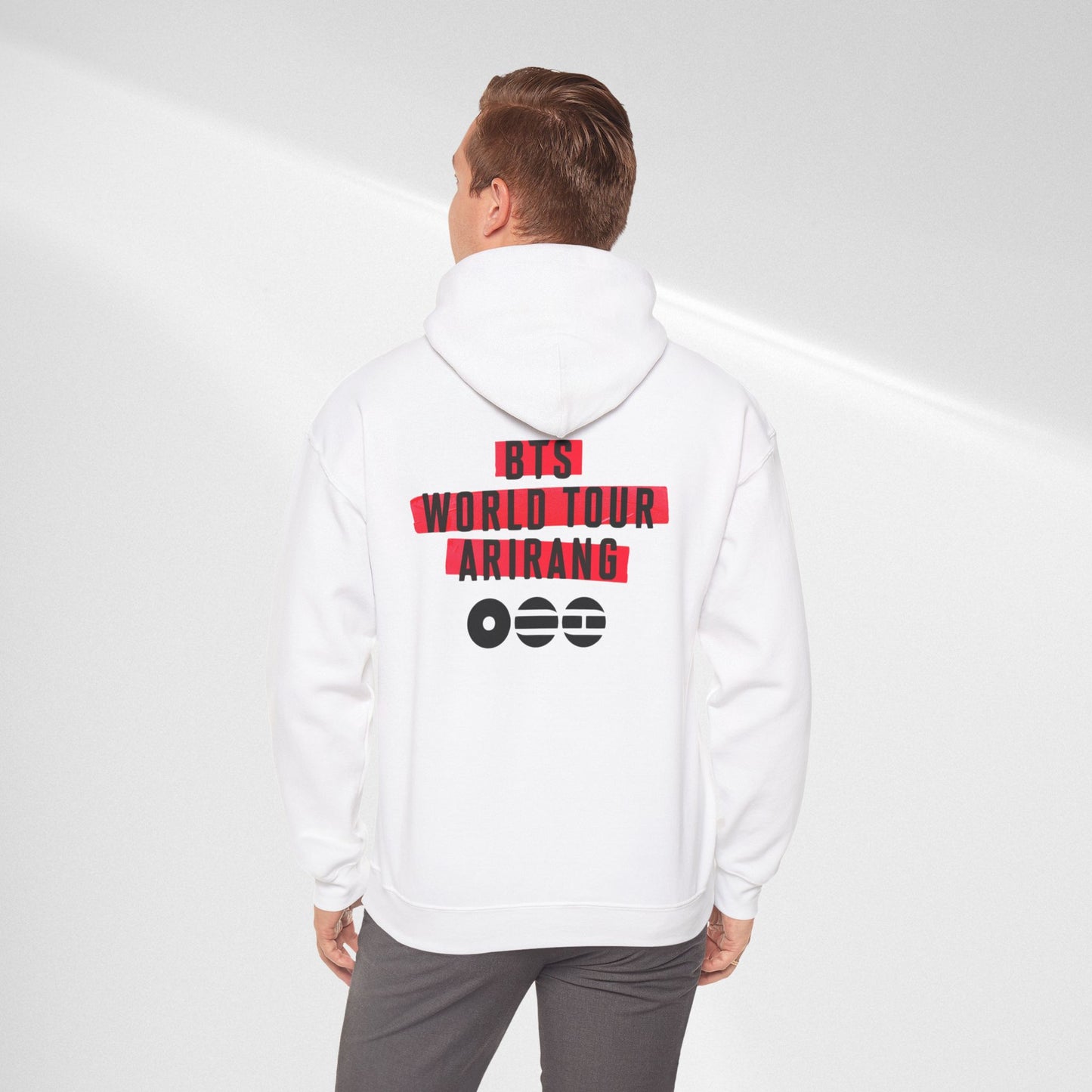 BTS World Tour "ARRIANG" Hoodie — Minimal Logo Tour Pullover