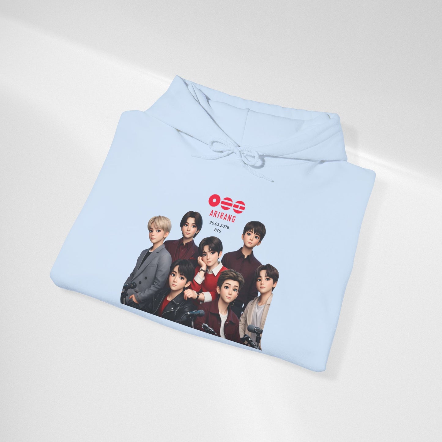 BTS Group Photo Hoodie – Korean Boy Band Pullover