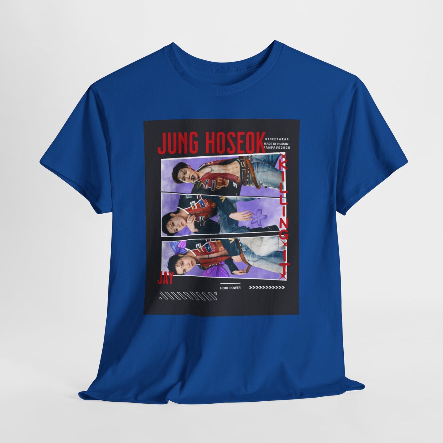 Jung Hoseok Photo Collage Tee — Retro K-Pop Fan Shirt