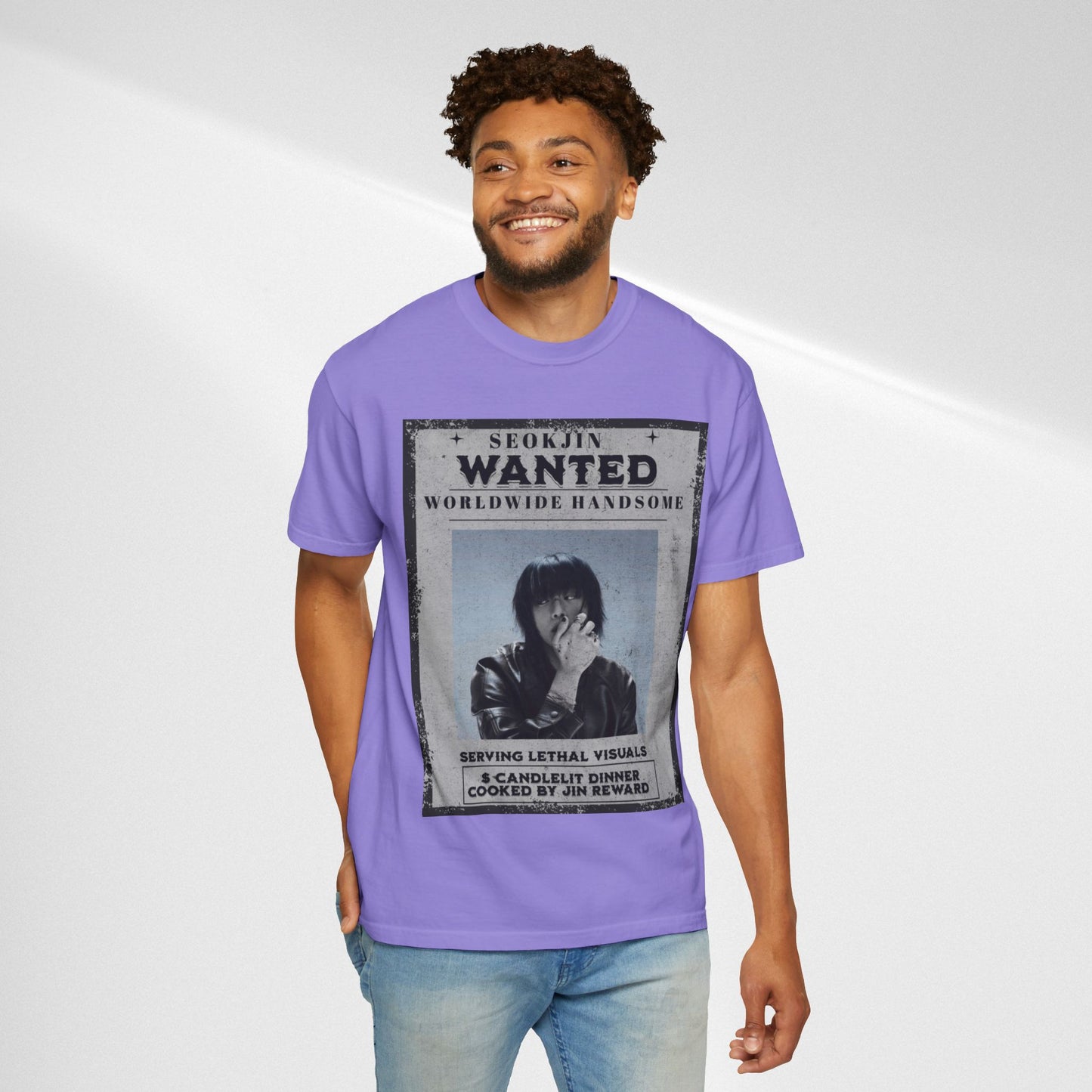 Seokjin "Wanted: Worldwide Handsome" Graphic T-Shirt