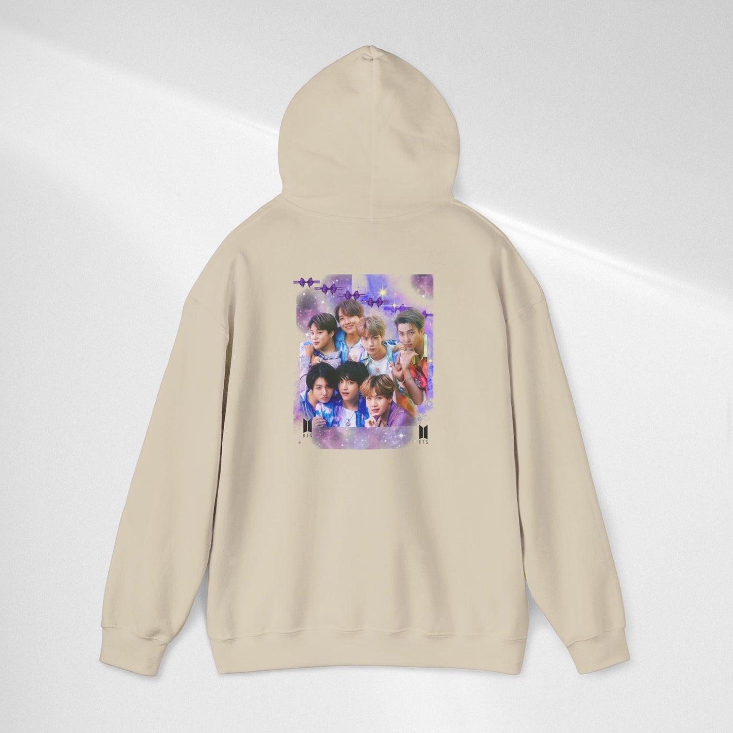 BTS Hoodie — Purple Collage Photo Graphic Hoodie