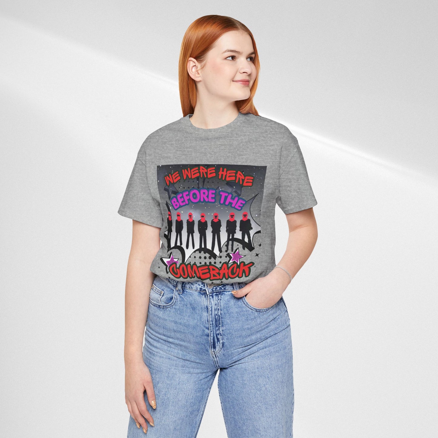 T‑Shirt — 'We Were Here Before the Comeback' Retro Pop Concert Tee