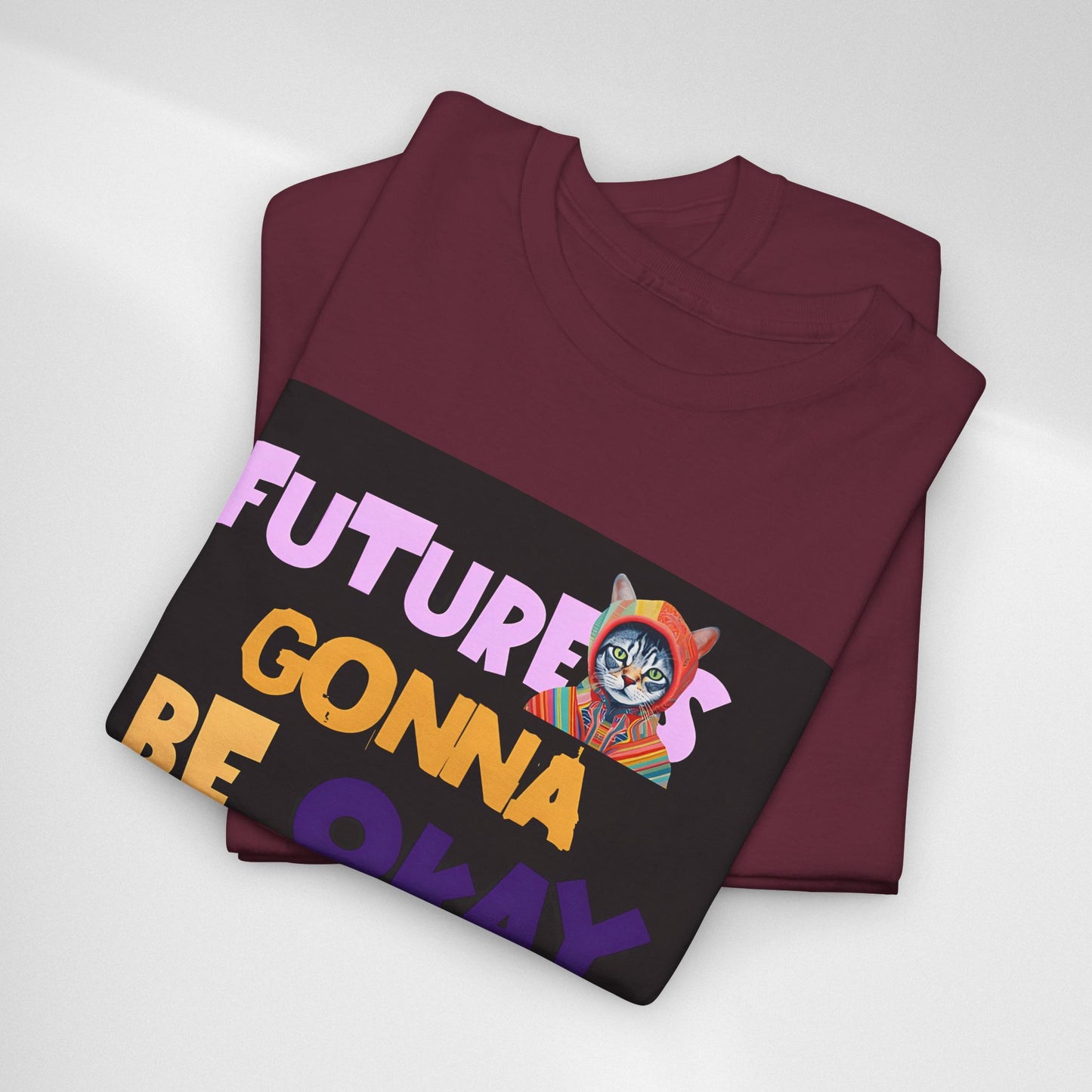 Future's Gonna Be Okay D-Day T-Shirt — Positive Retro Graphic Tee