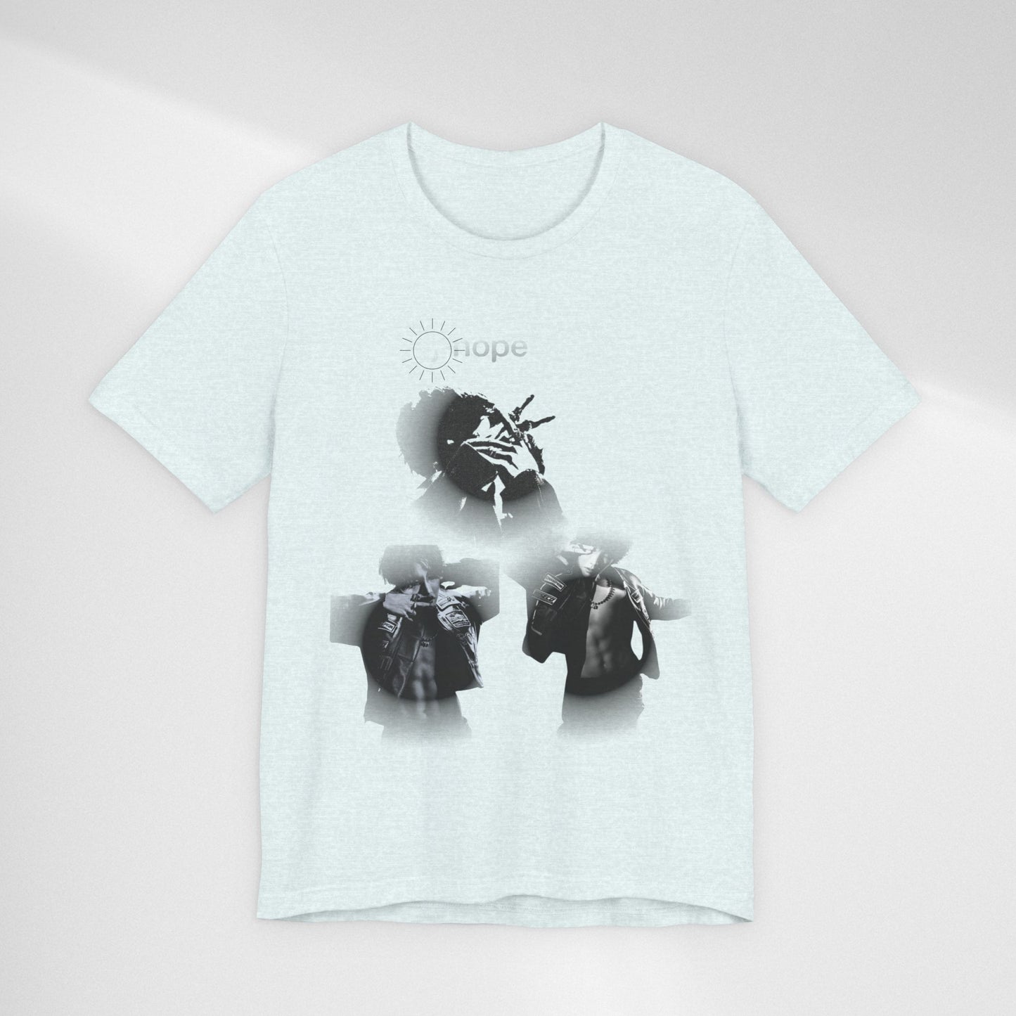 J hope Graphic Tee — Moody Monochrome Portraits