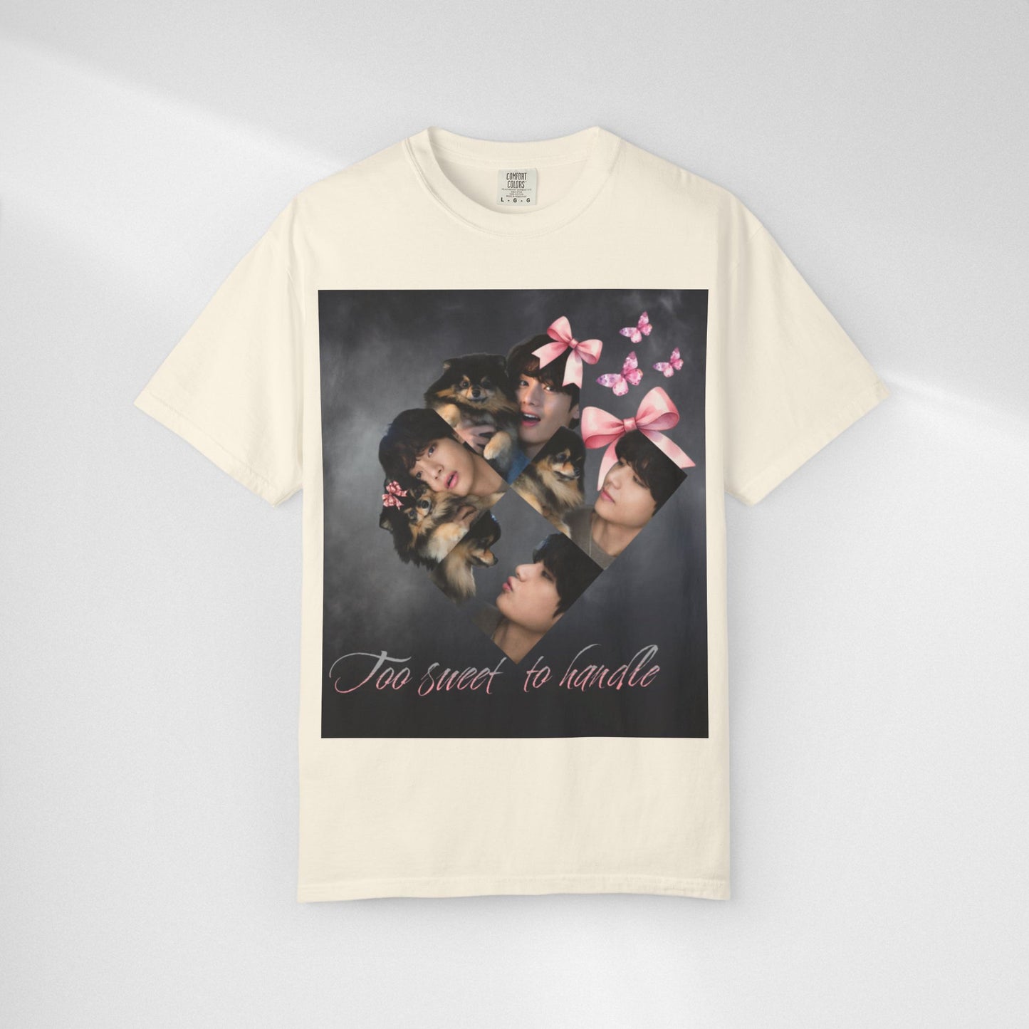 V Too Sweet to Handle T-Shirt — Cute Vintage Photo Collage Tee