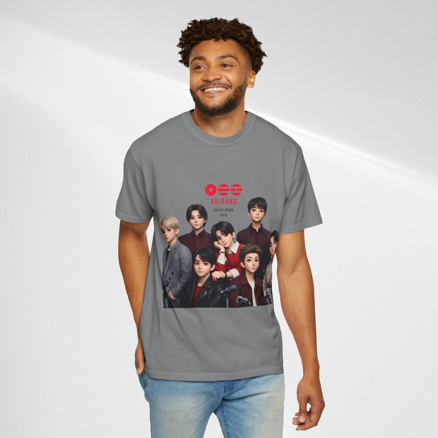 BTS Band Photo T-Shirt — Group Portrait Graphic Tee