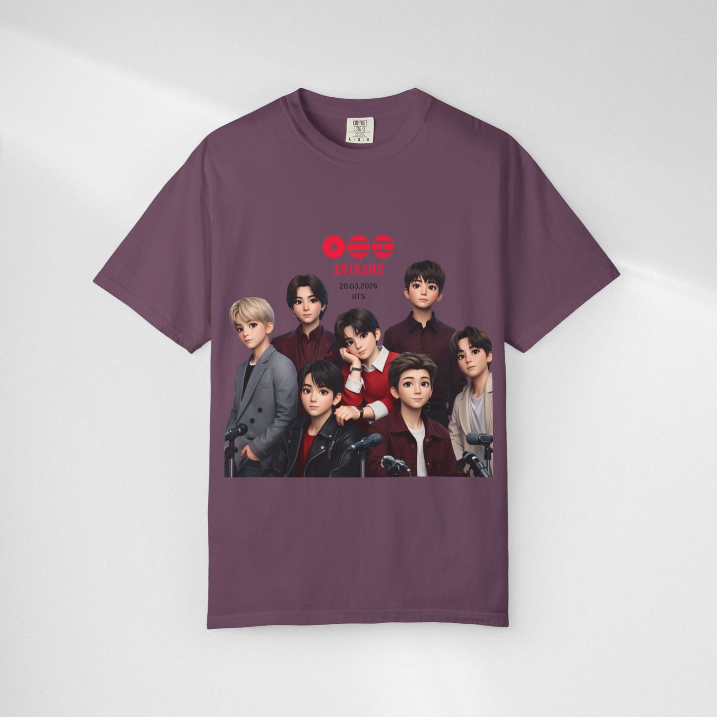 BTS Band Photo T-Shirt — Group Portrait Graphic Tee
