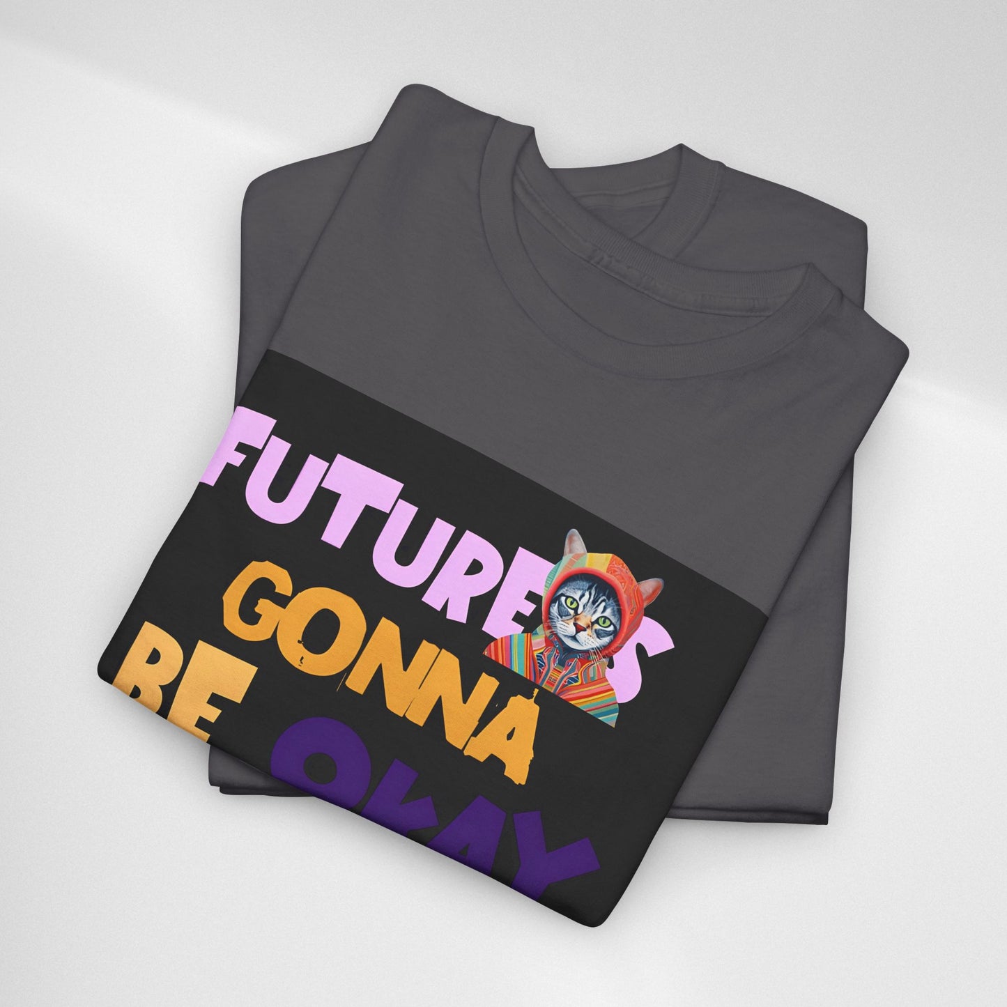 Future's Gonna Be Okay D-Day T-Shirt — Positive Retro Graphic Tee