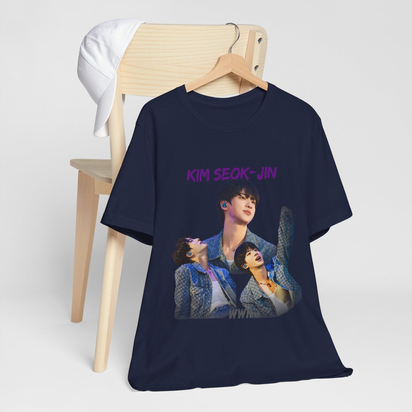 K-Pop Idol Photo Tee — 'Kim Seok-Jin' Graphic T-Shirt