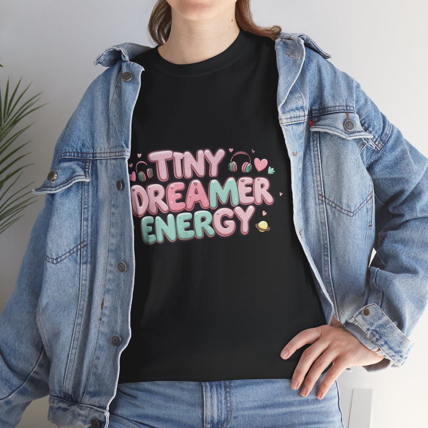 TinyTan Dreamer Energy T-Shirt — Cute Pastel Graphic Tee