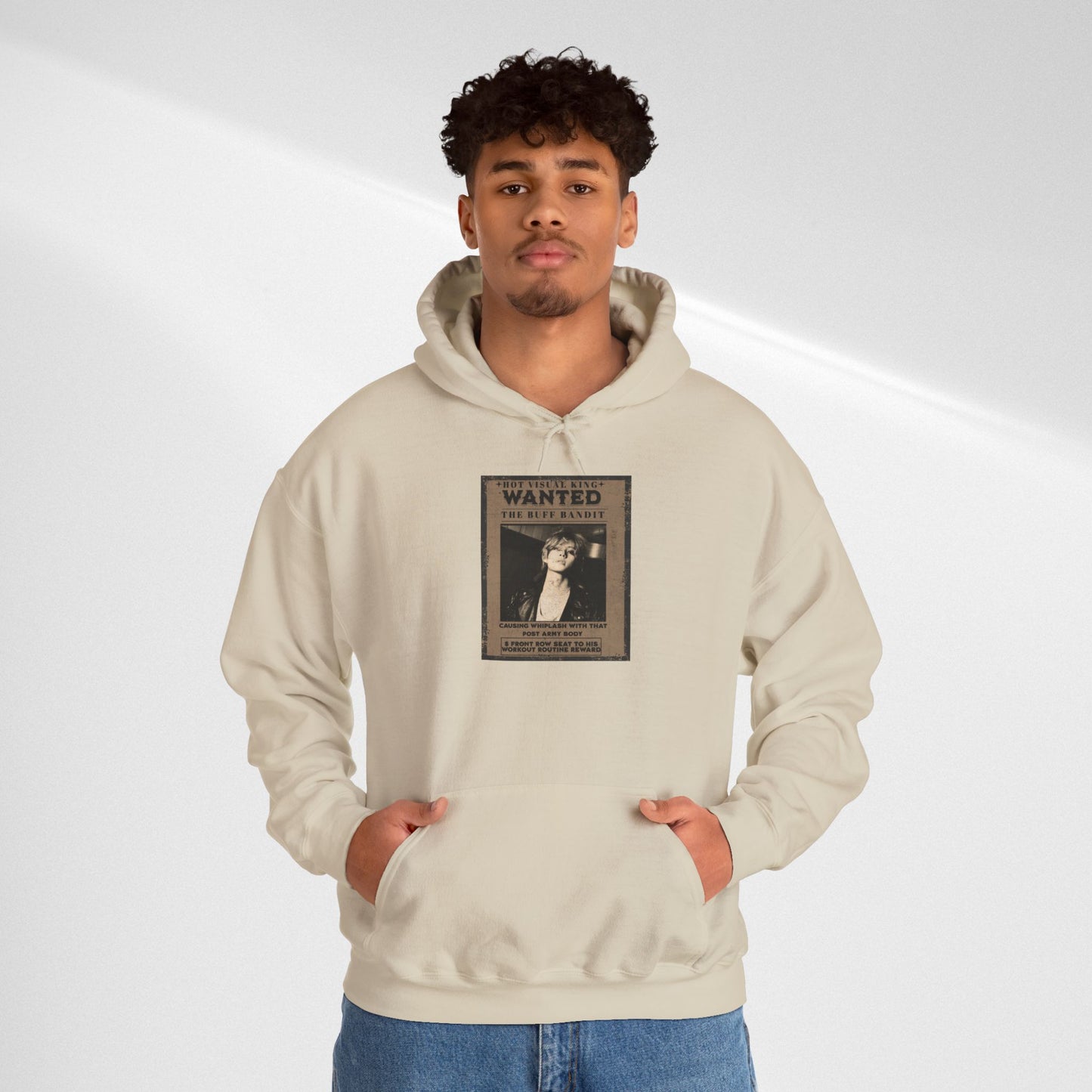 Hoodie Vintage V 'Wanted' Poster Photo Pullover