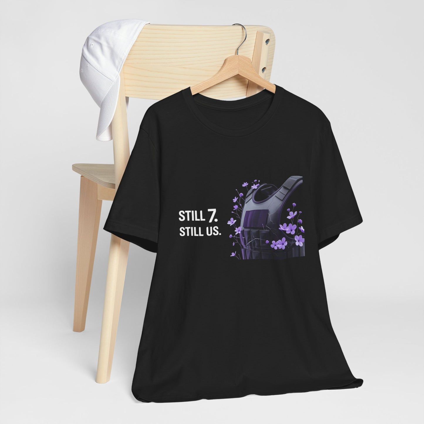 Bulletproof Vest Floral Tee — “I Am The Proof” Graphic T‑Shirt