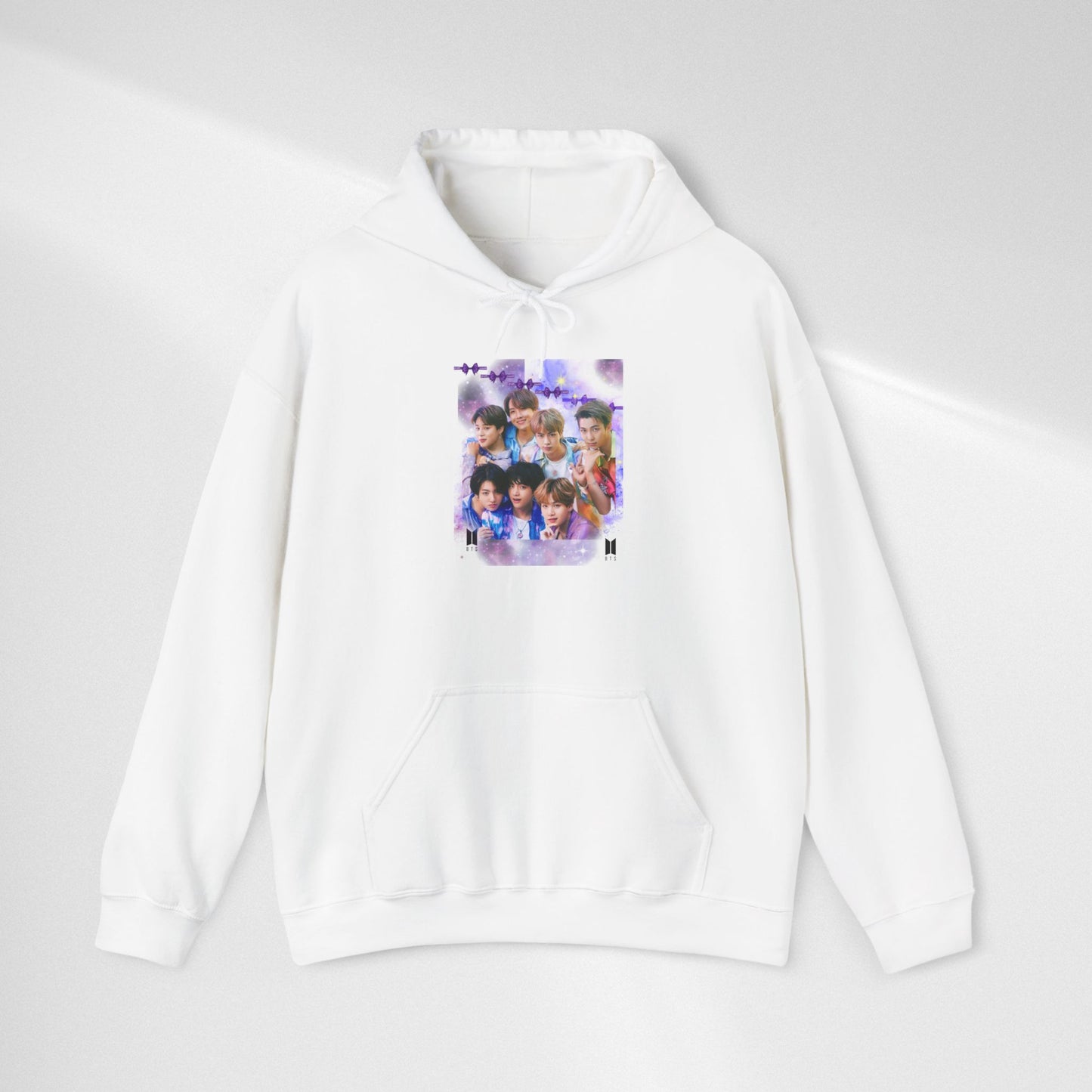 BTS Hoodie — Purple Collage Photo Graphic Hoodie