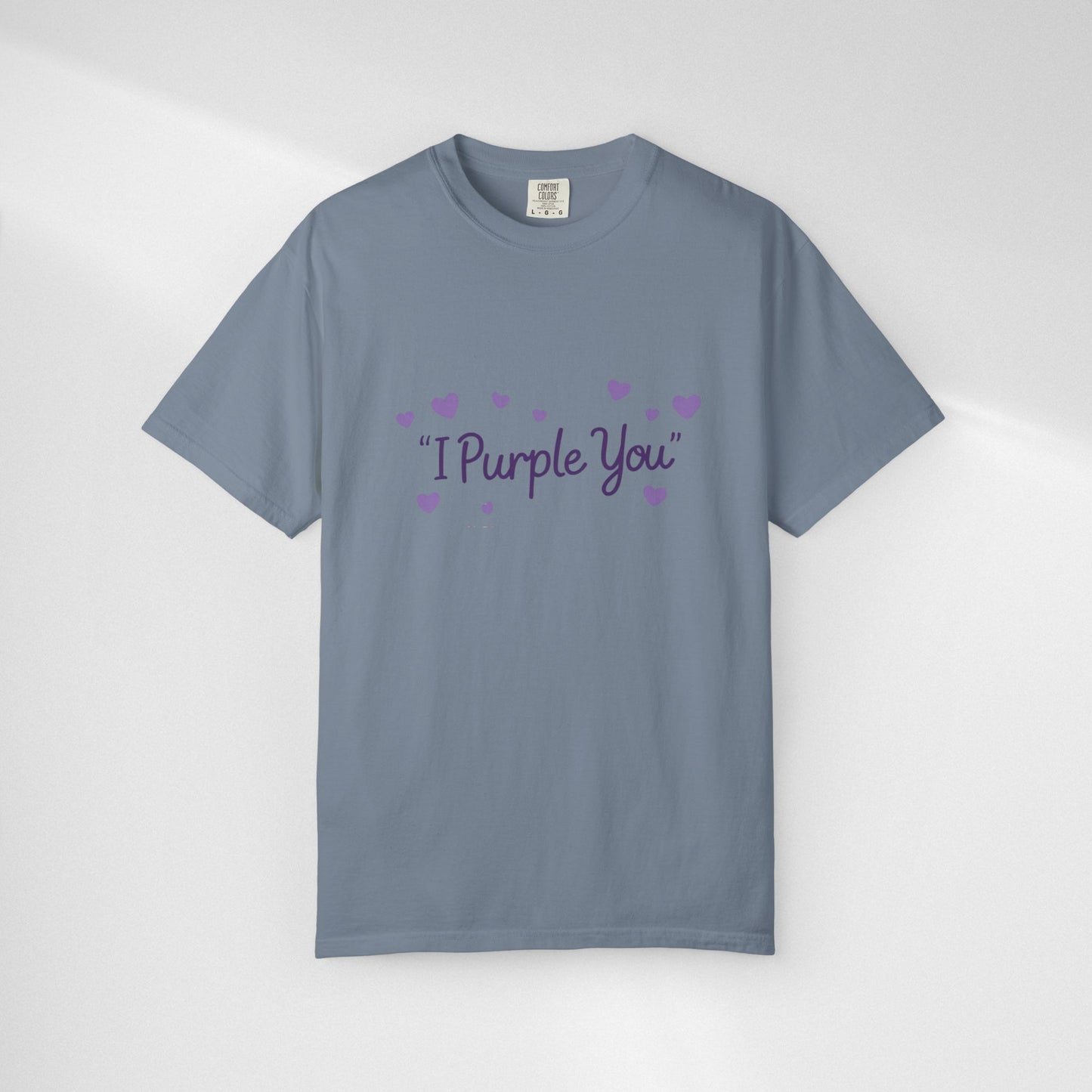 I Purple You T-Shirt — Cute Purple Hearts Valentine Tee