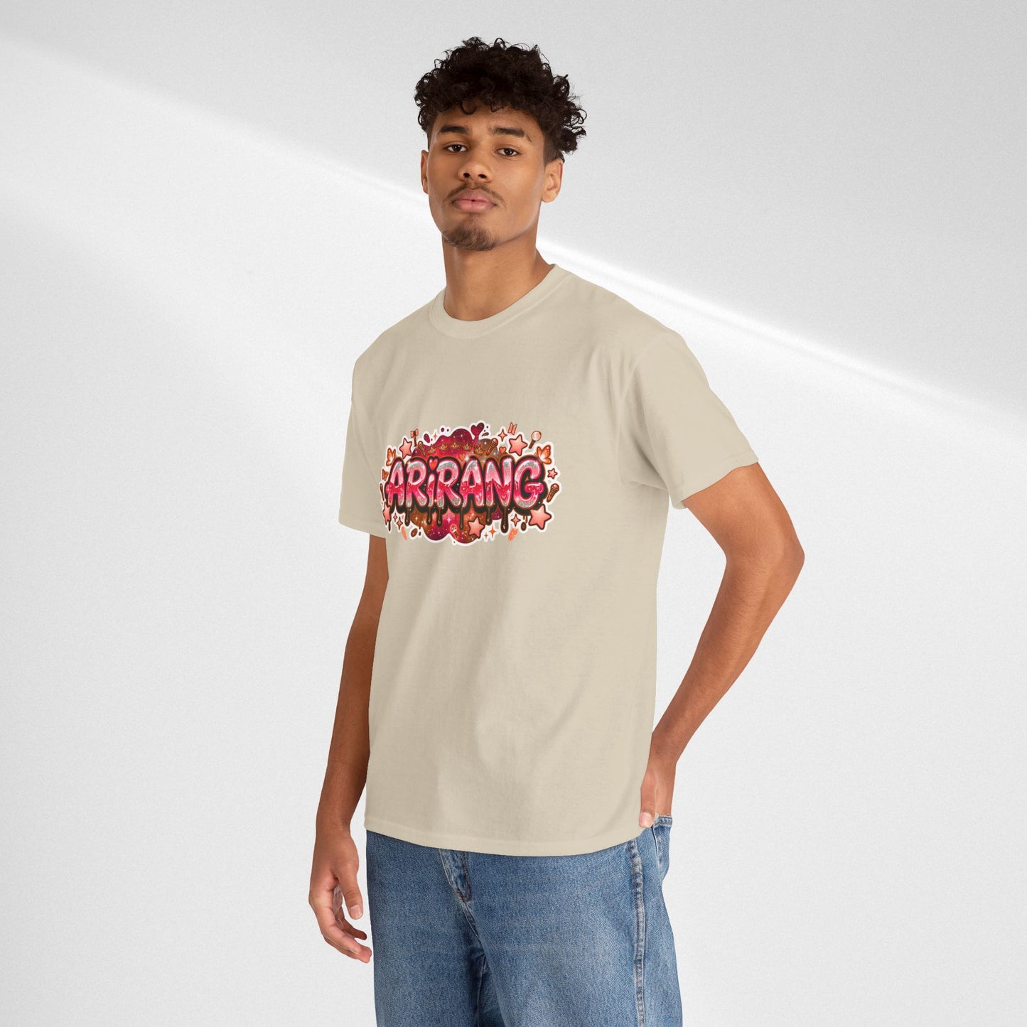 BTS Arirang Floral Graphic Tee - Korean Music Tribute Shirt