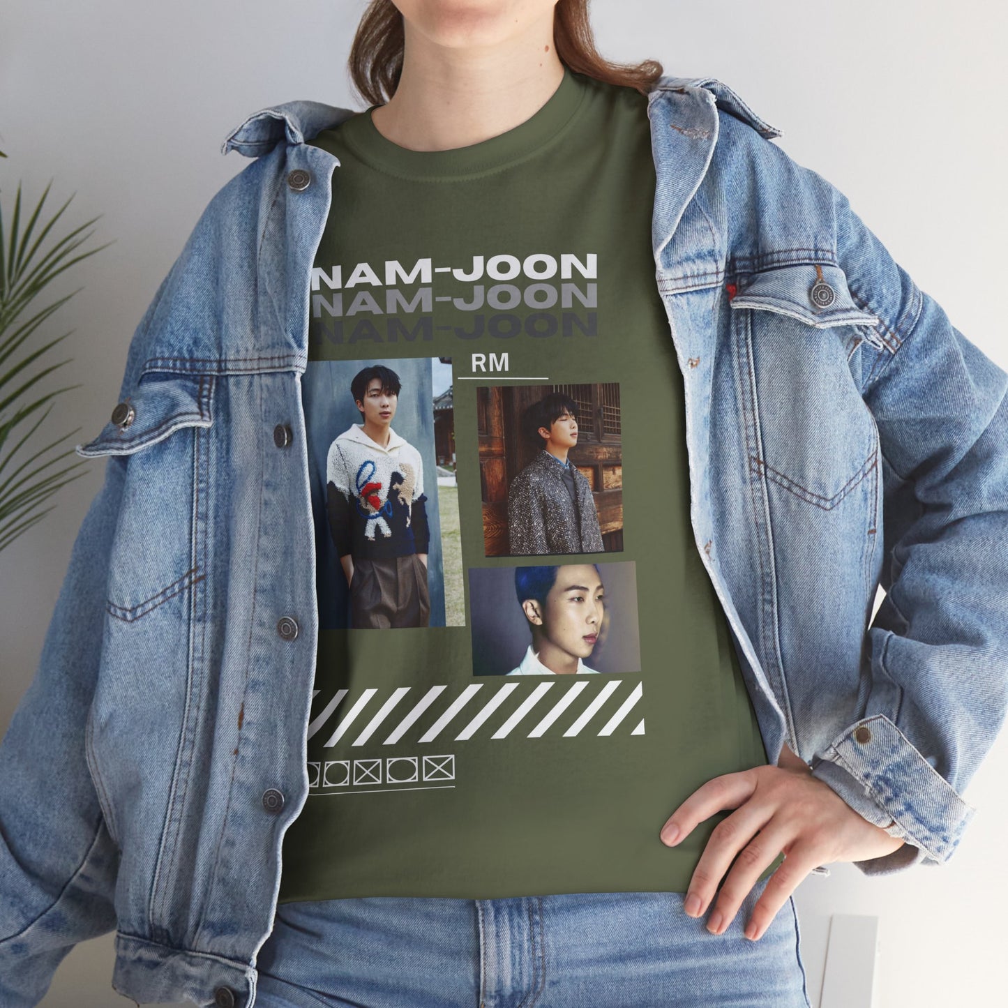 RM (Nam-Joon) Photo Collage K-Pop Graphic Tee