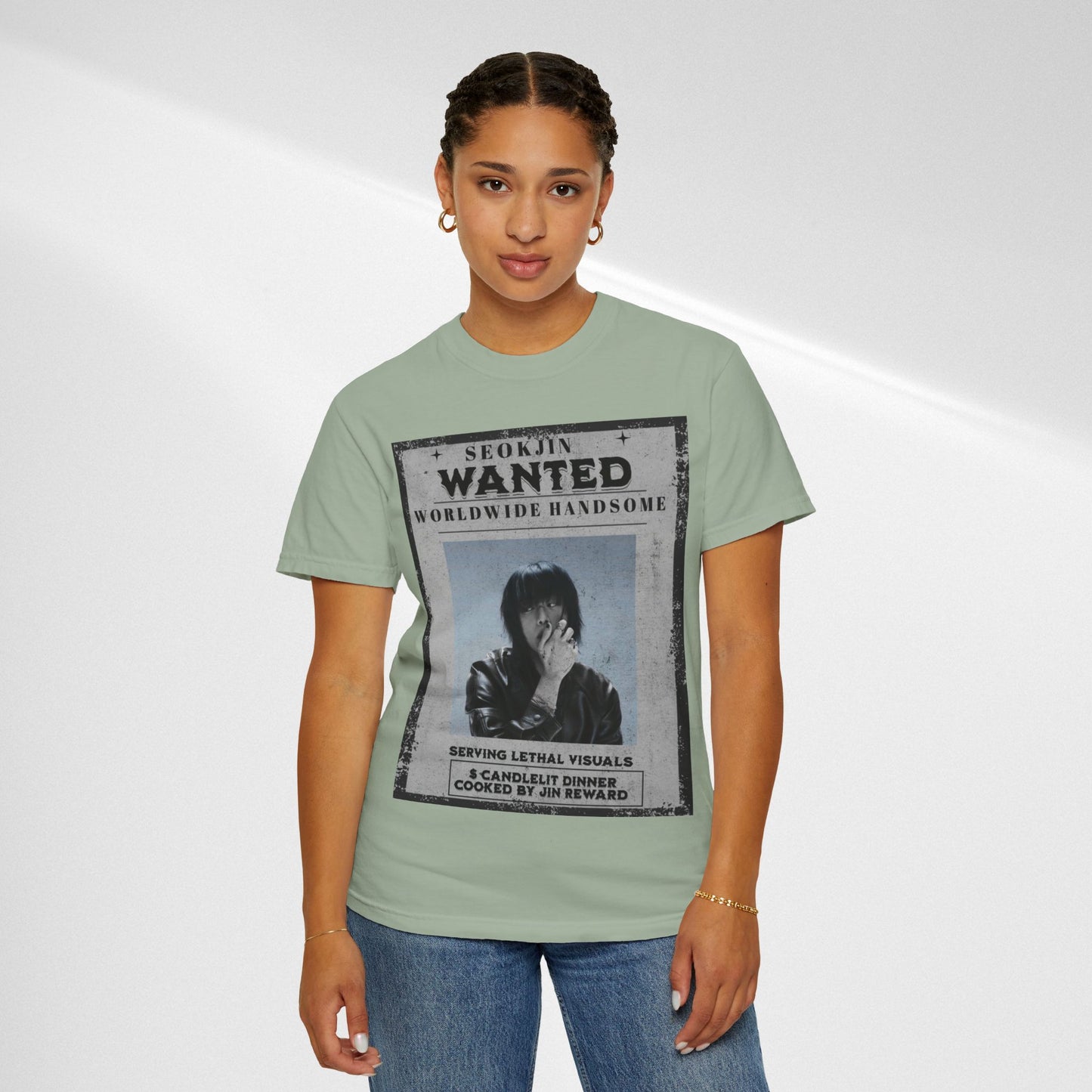 Seokjin "Wanted: Worldwide Handsome" Graphic T-Shirt