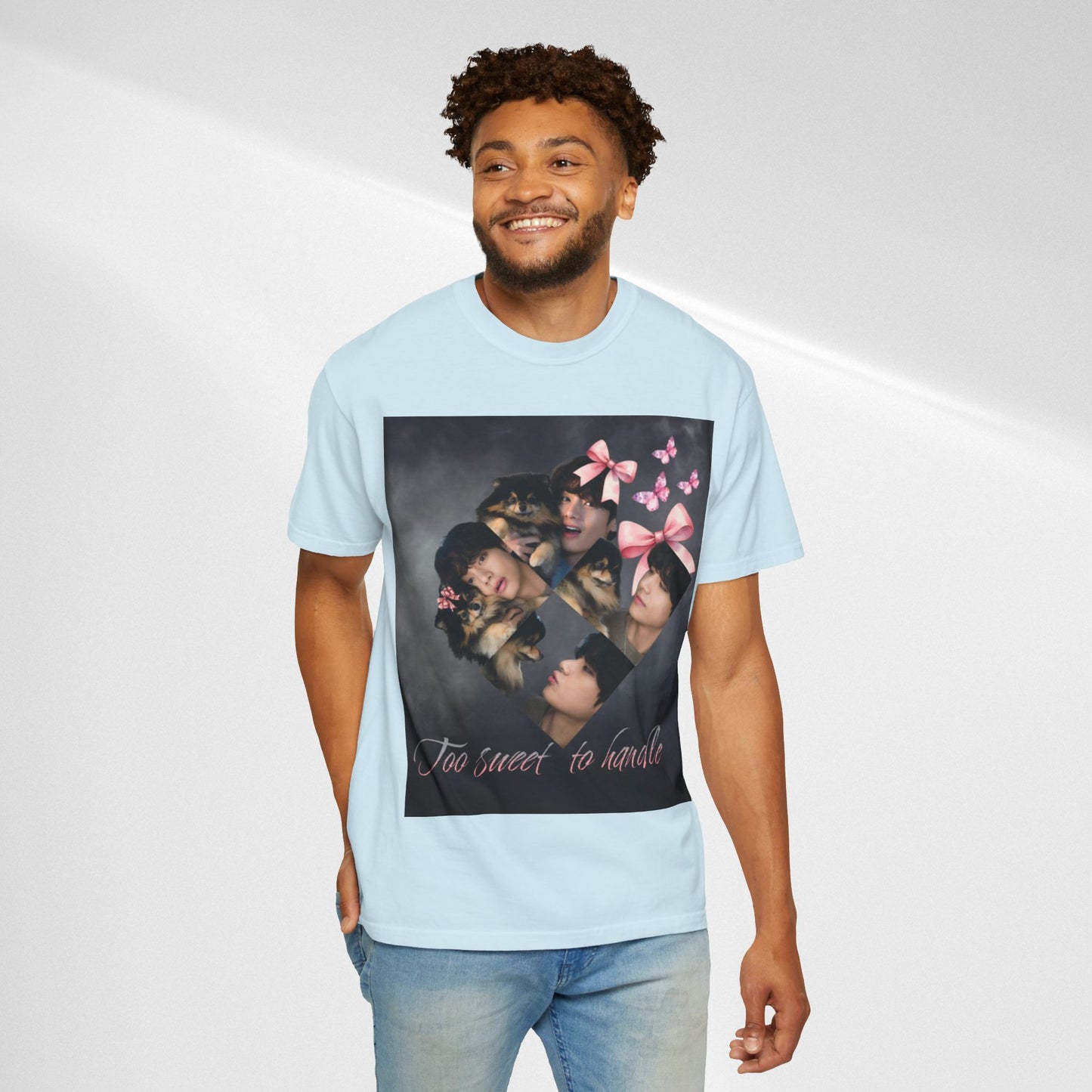 V Too Sweet to Handle T-Shirt — Cute Vintage Photo Collage Tee