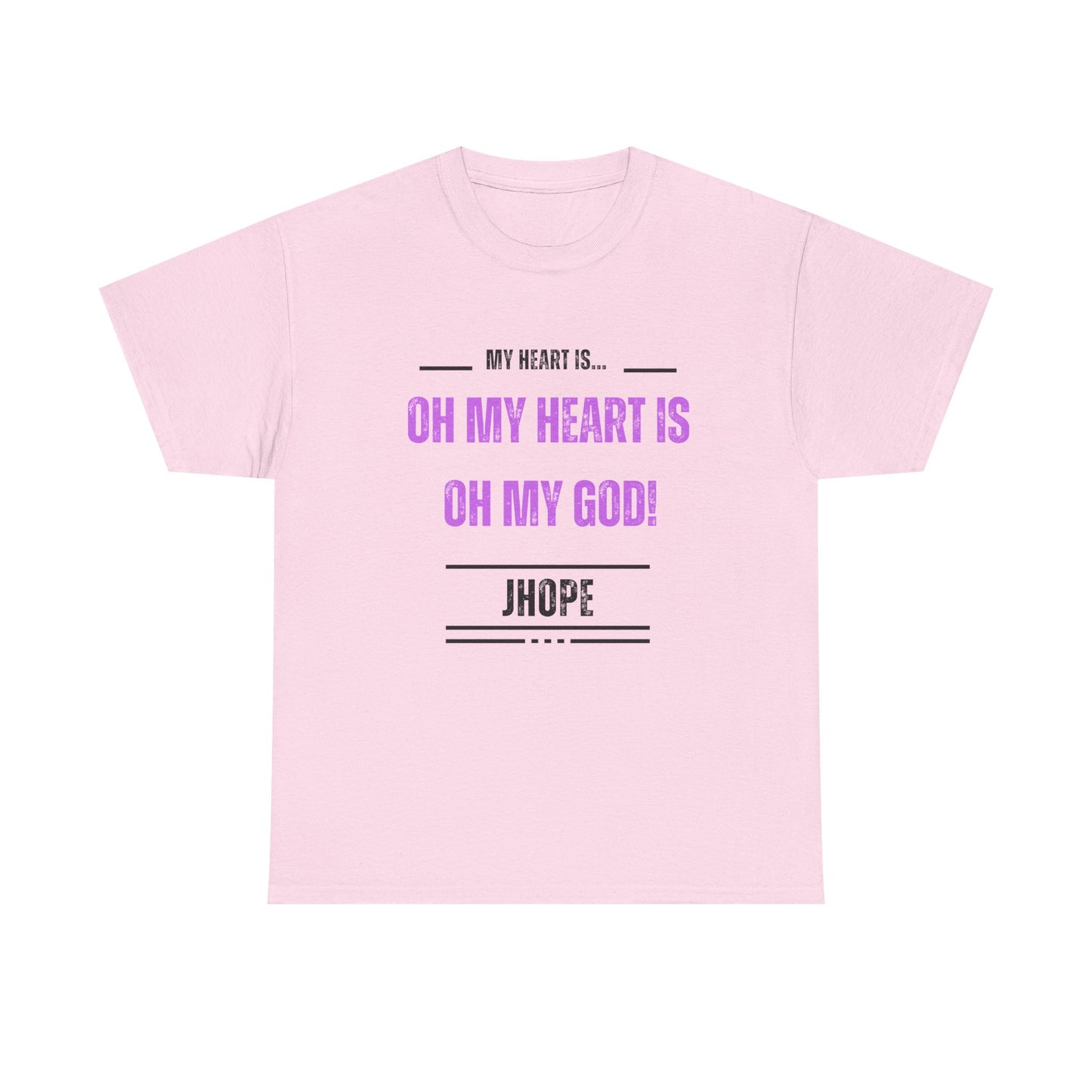 Graphic Tee — "Oh My Heart Is Oh My God!" J-Hope Fan Shirt