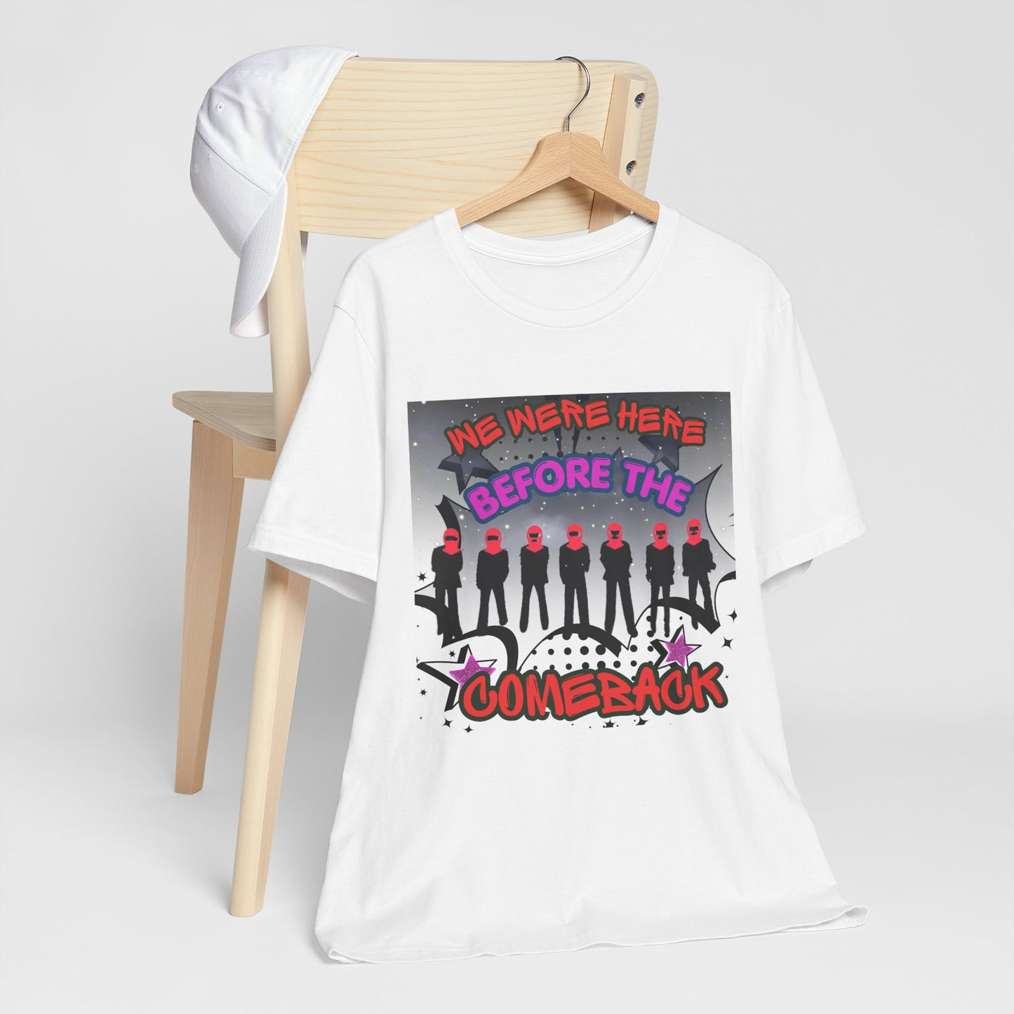 T‑Shirt — 'We Were Here Before the Comeback' Retro Pop Concert Tee