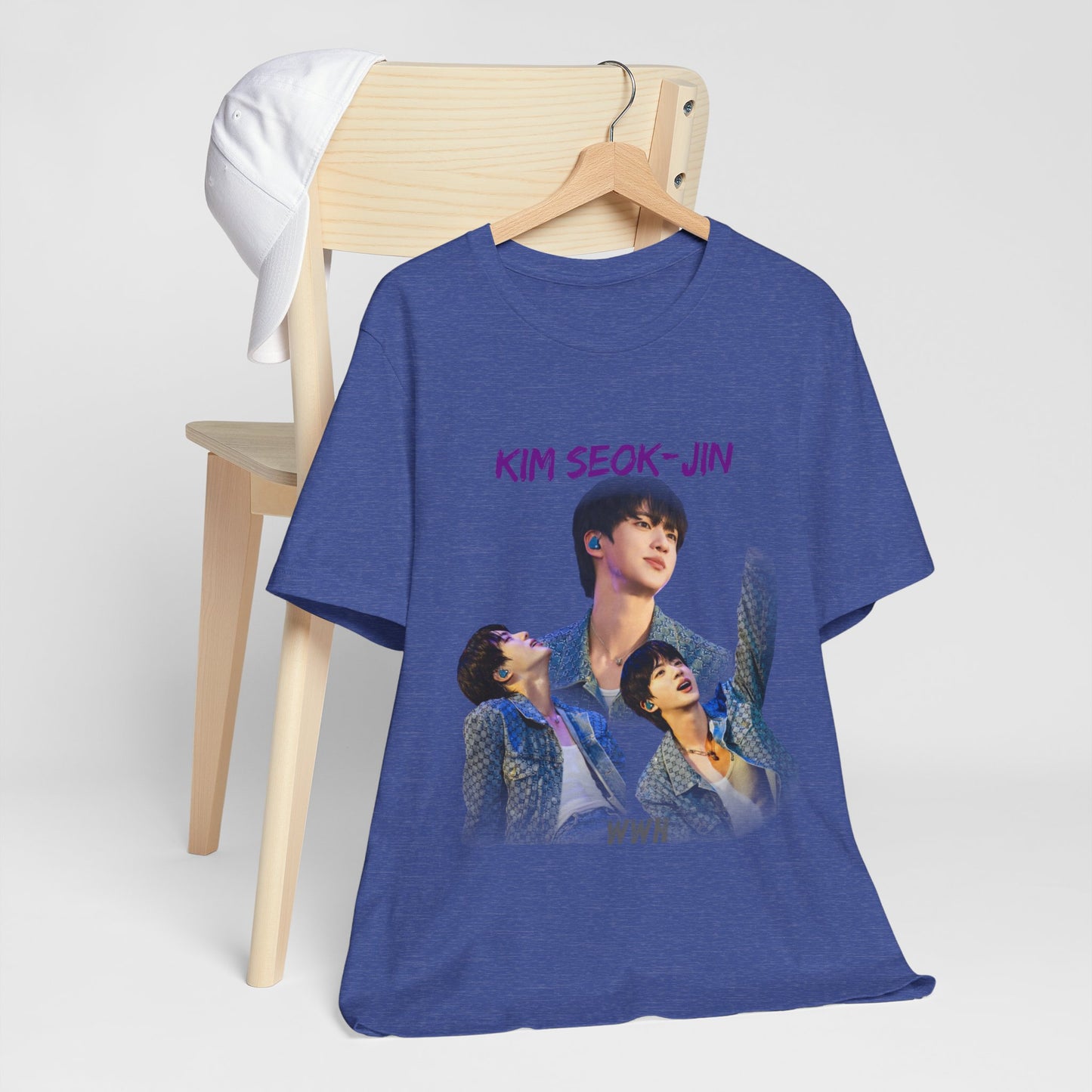 K-Pop Idol Photo Tee — 'Kim Seok-Jin' Graphic T-Shirt