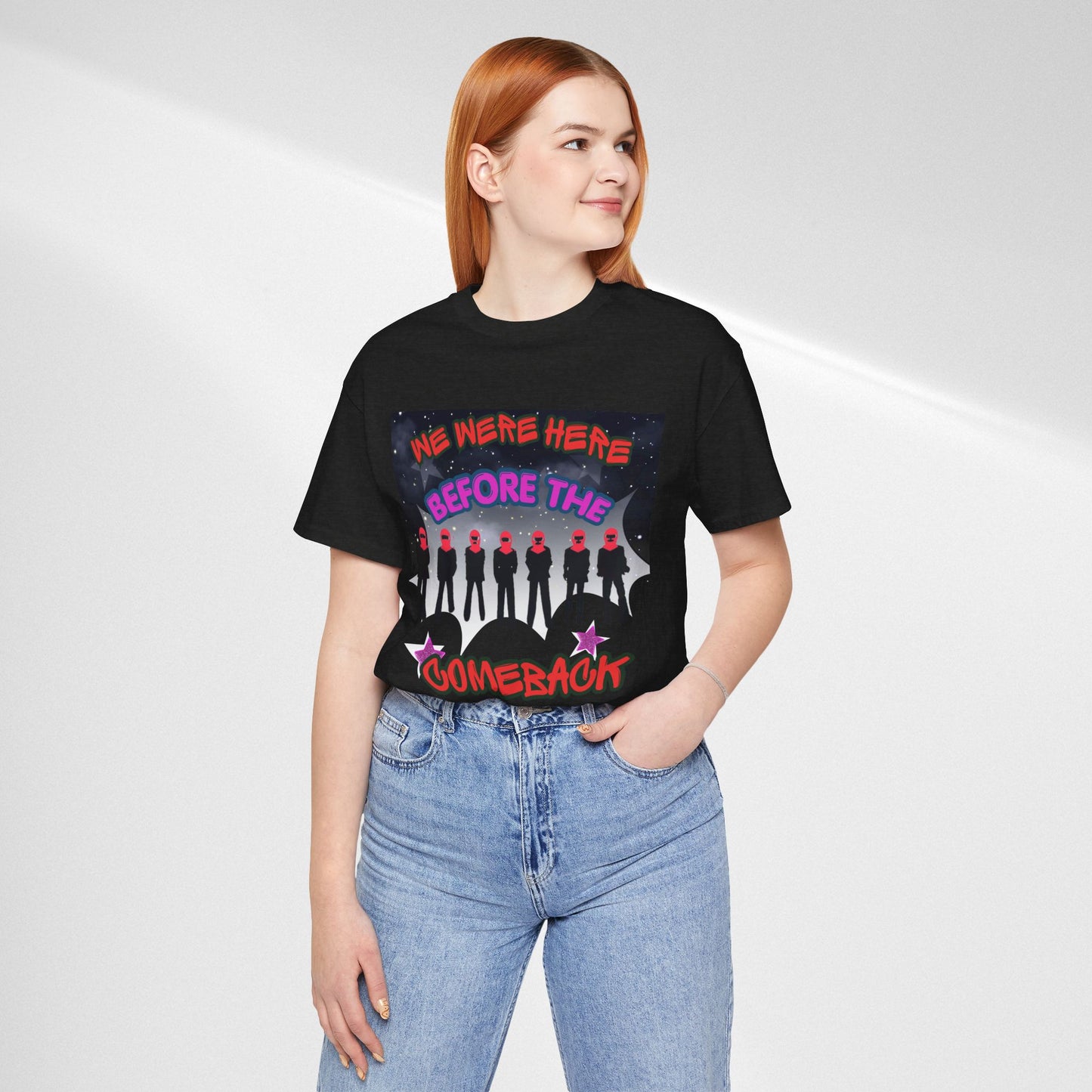 T‑Shirt — 'We Were Here Before the Comeback' Retro Pop Concert Tee