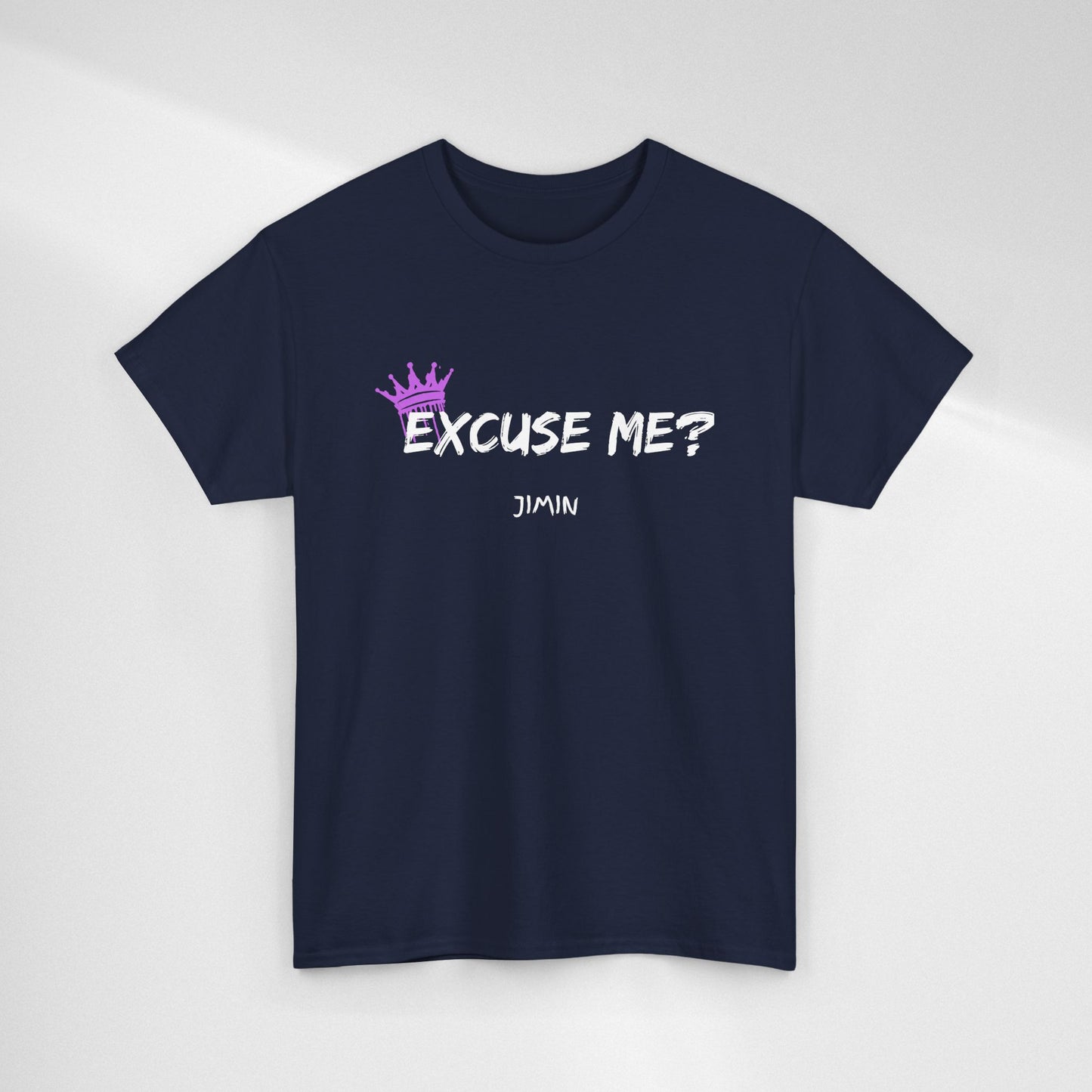 Excuse Me? Tee — Jimin Crown Graphic T‑Shirt