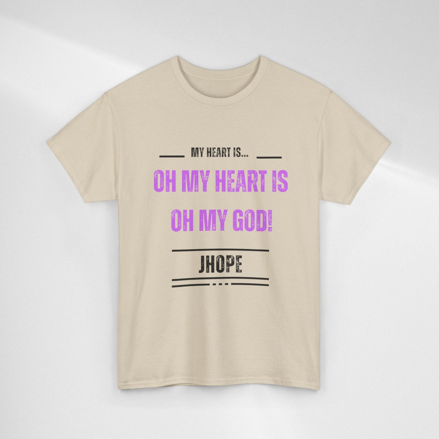Graphic Tee — "Oh My Heart Is Oh My God!" J-Hope Fan Shirt